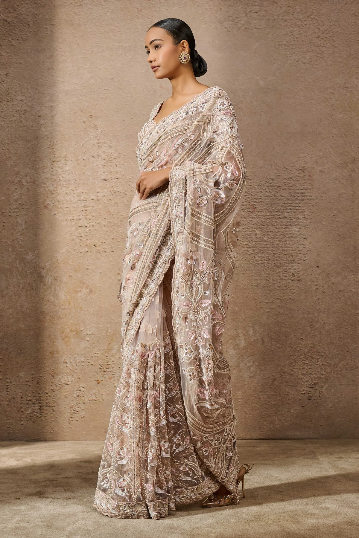 Art Nouveau Inspired Classic Saree - Image 2