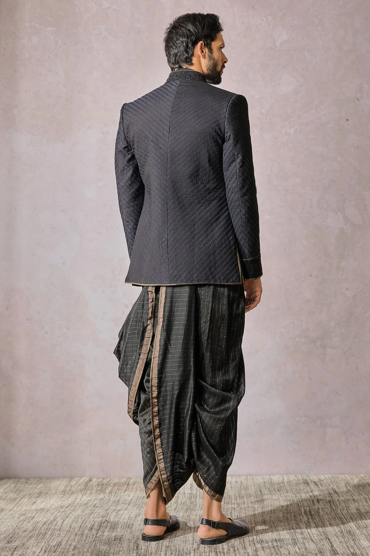 Bandgala Shirt Dhoti - Image 2