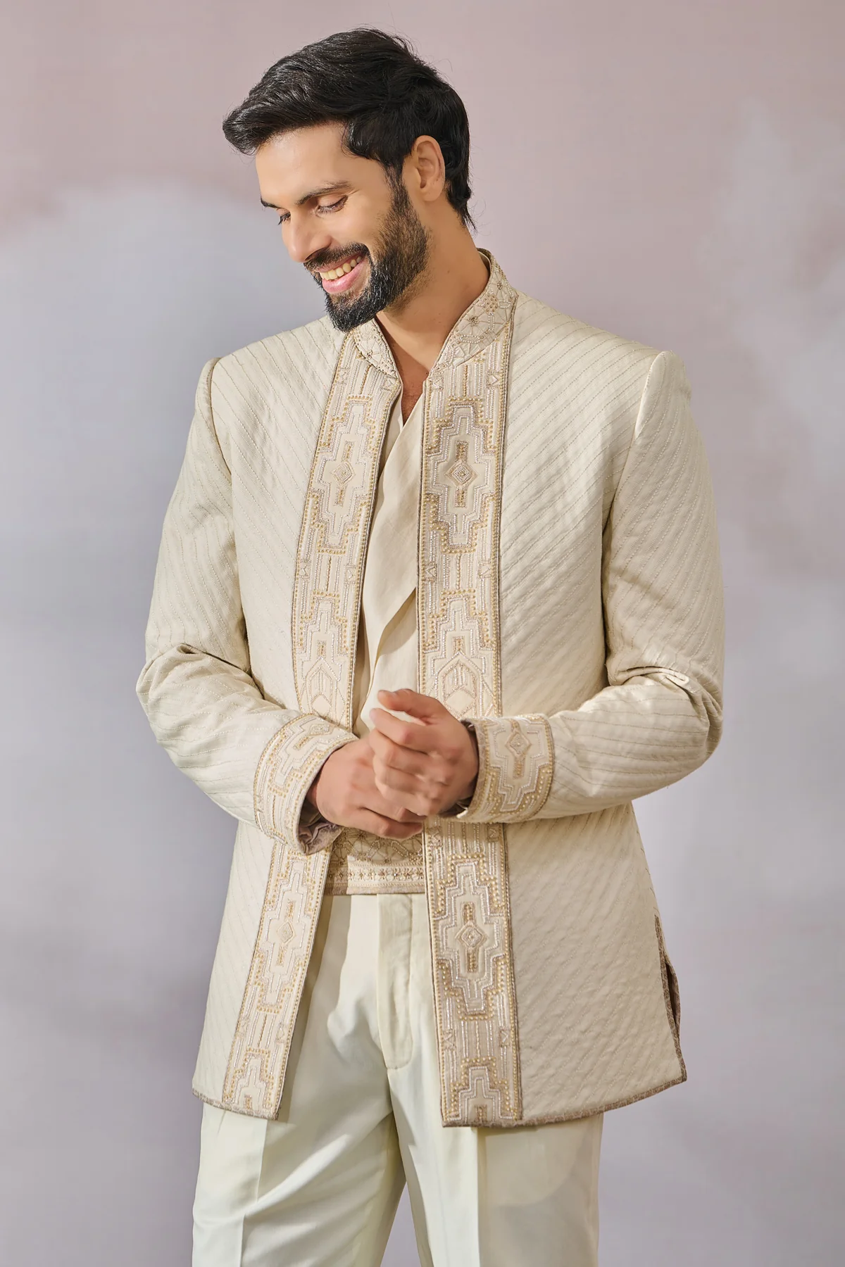 Bandgala Shirt Trouser - Image 2