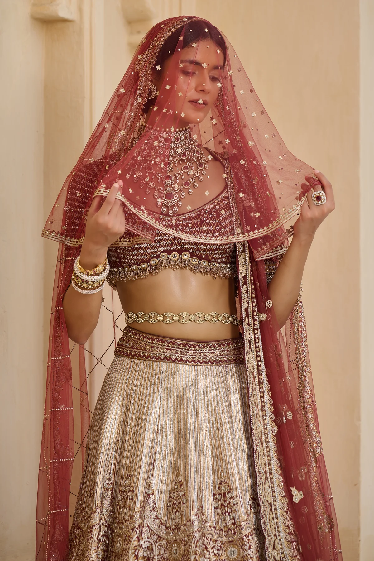 Bidri Bridal Lehenga - Image 3