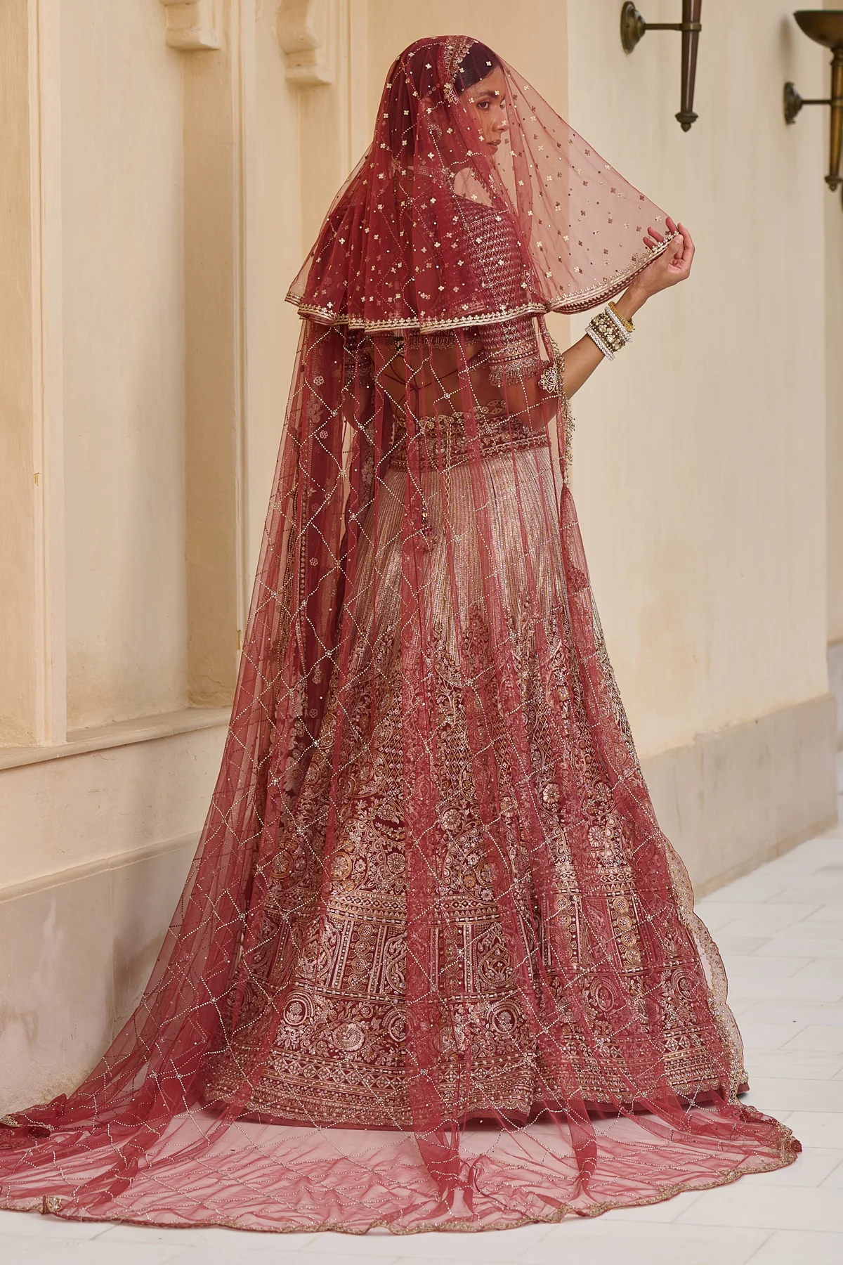 Bidri Bridal Lehenga - Image 4