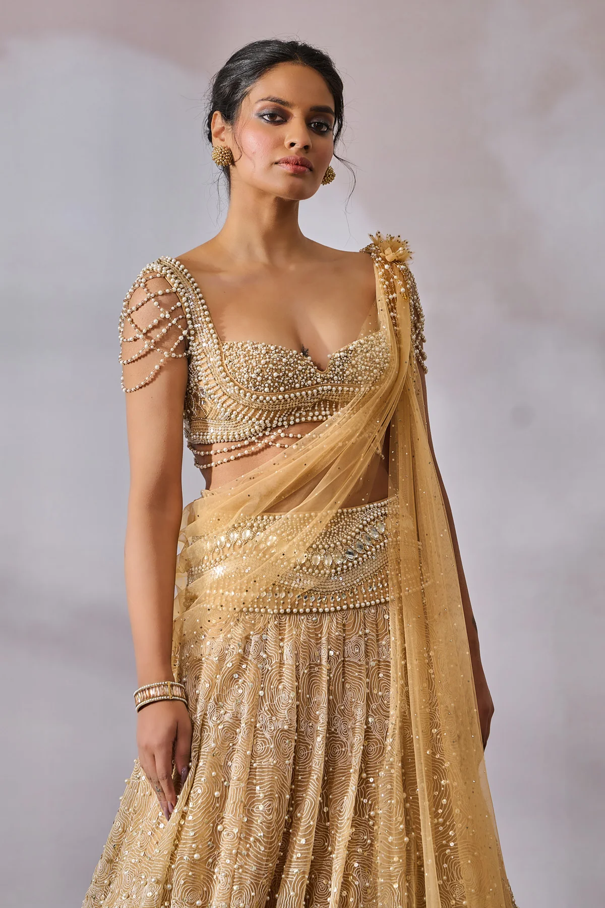 Blouse Drape Lehenga - Image 2