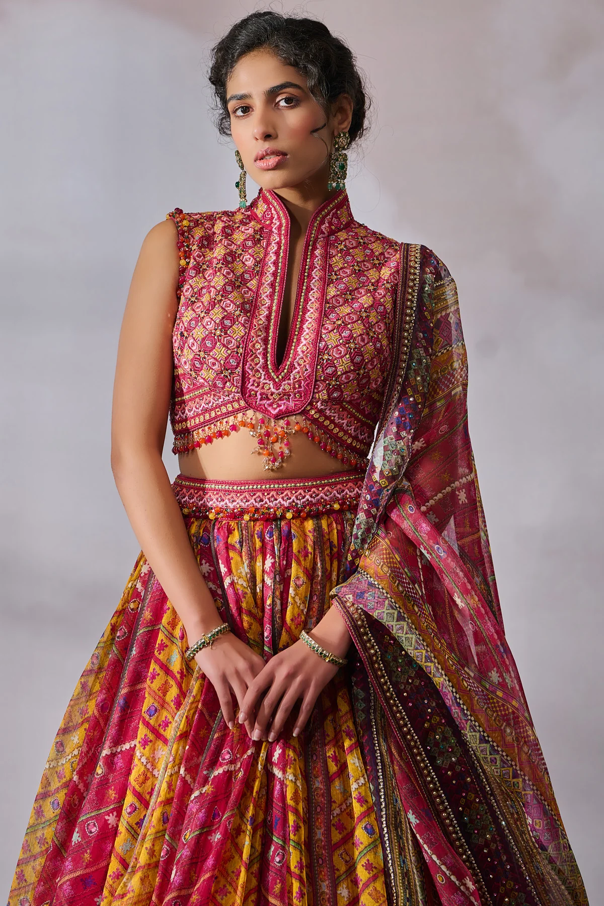 Blouse Dupatta Lehenga - Image 2