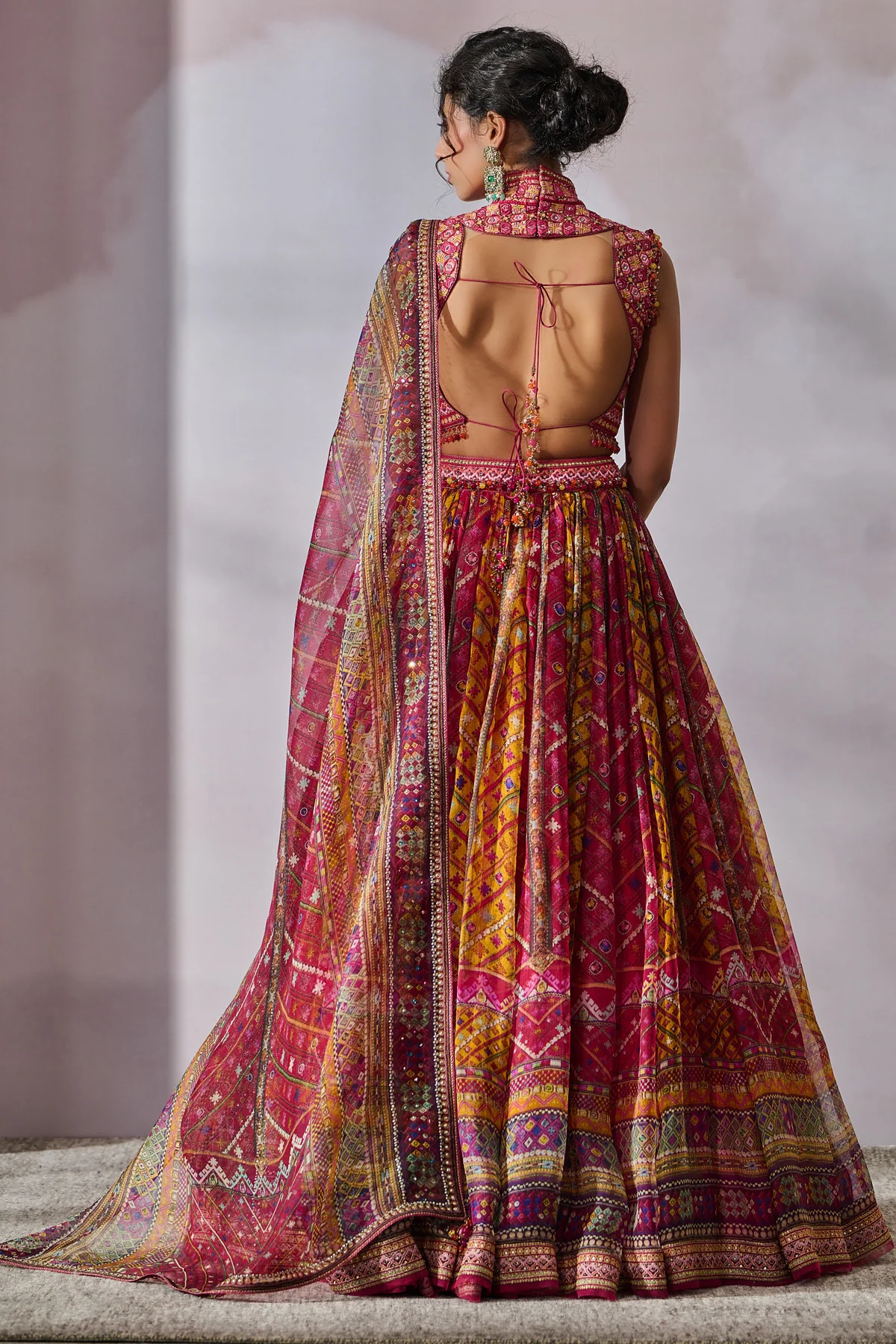 Blouse Dupatta Lehenga - Image 3