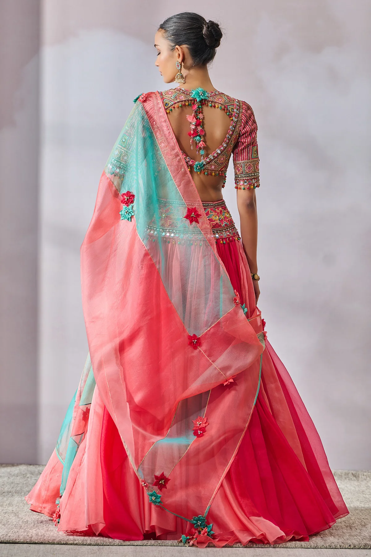 Blouse Dupatta Lehenga - Image 3
