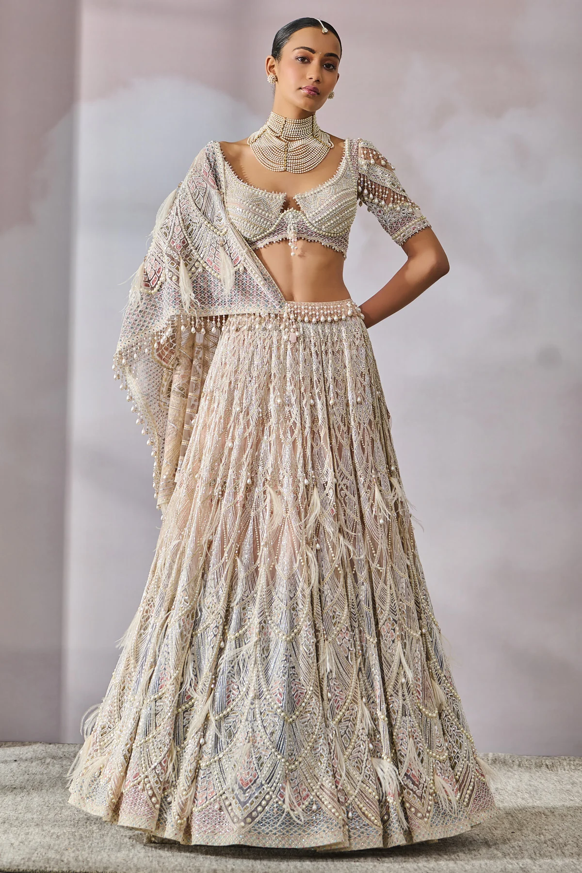 Blouse Dupatta Lehenga - Image 3