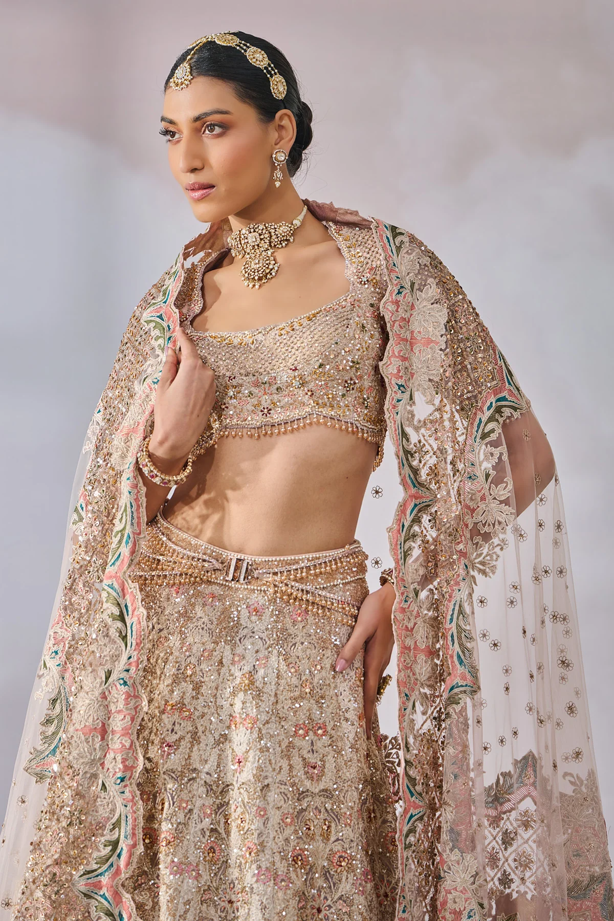 Blouse Dupatta Lehenga - Image 2