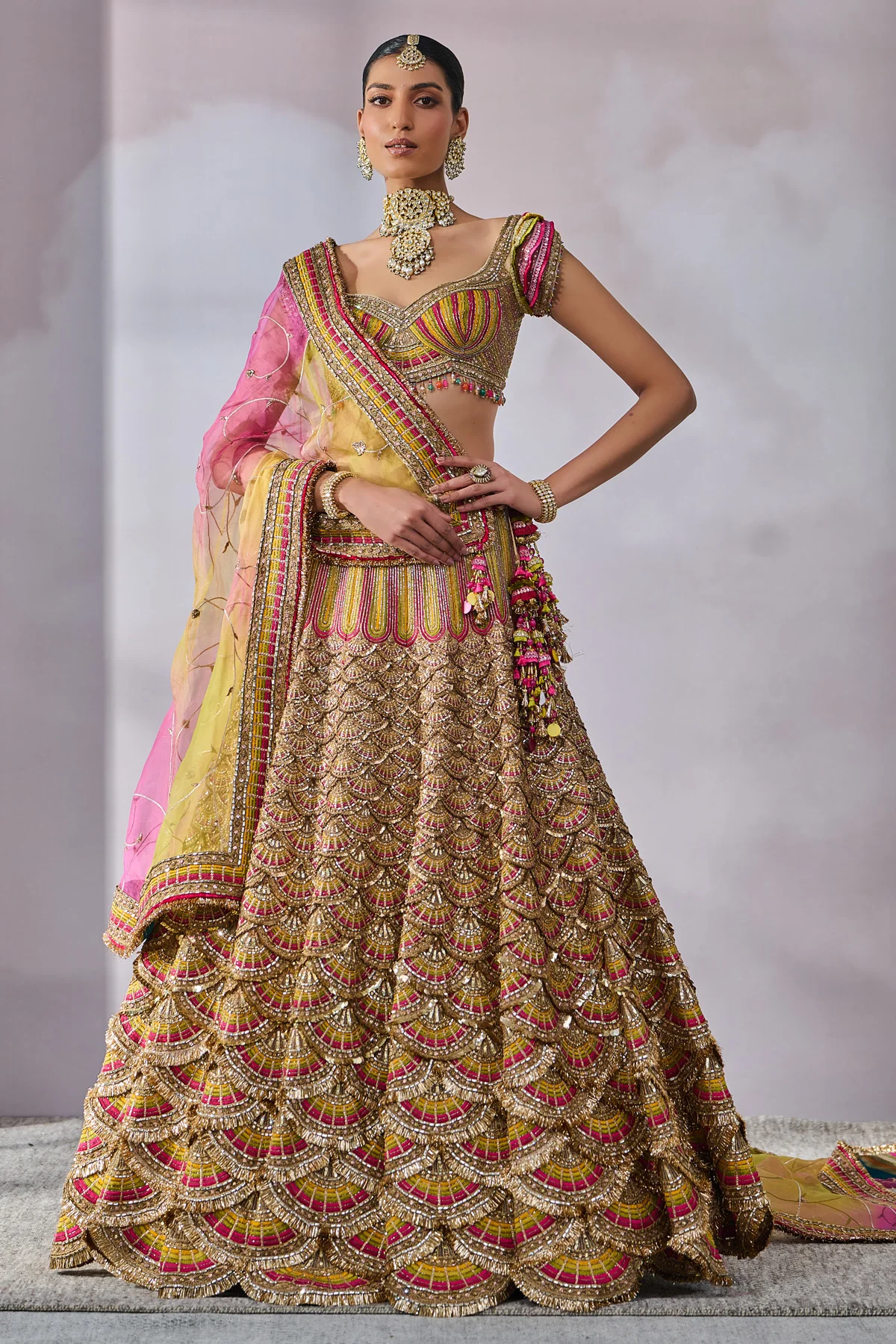 Blouse Dupatta Lehenga
