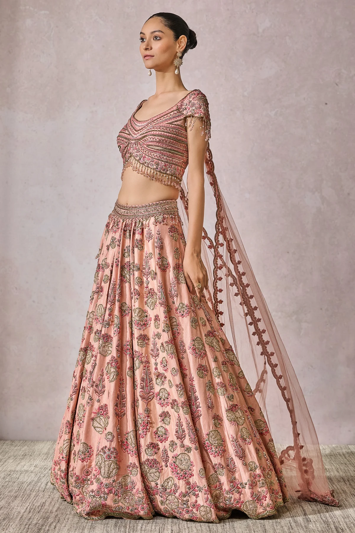 Blouse Lehenga Veil Wings - Image 3
