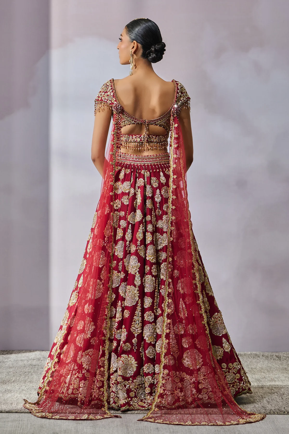 Blouse Lehenga Veil Wings - Image 4