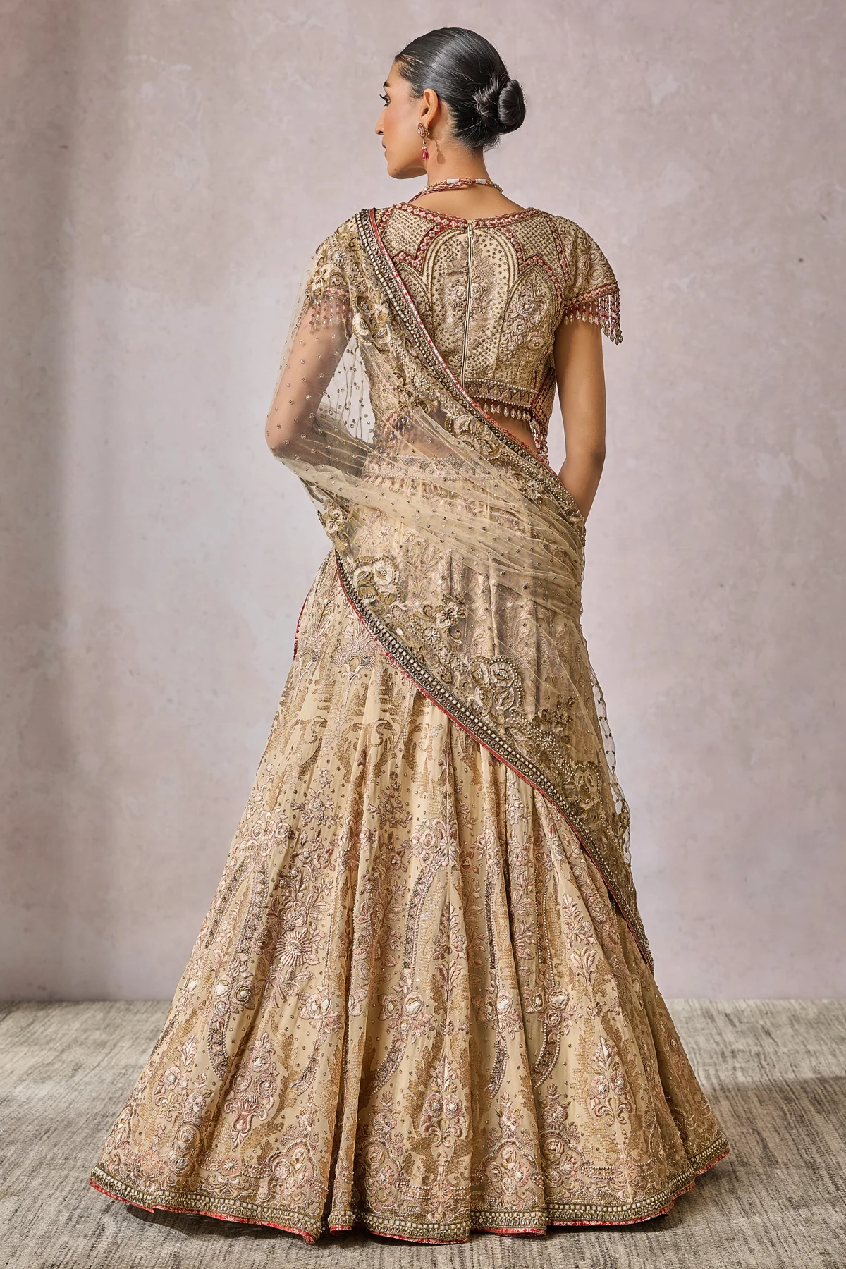Blouse Lehenga Veil Wings - Image 2