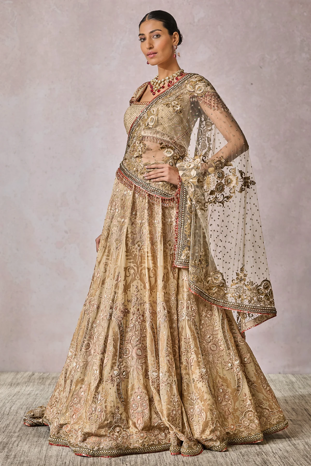 Blouse Lehenga Veil Wings - Image 3