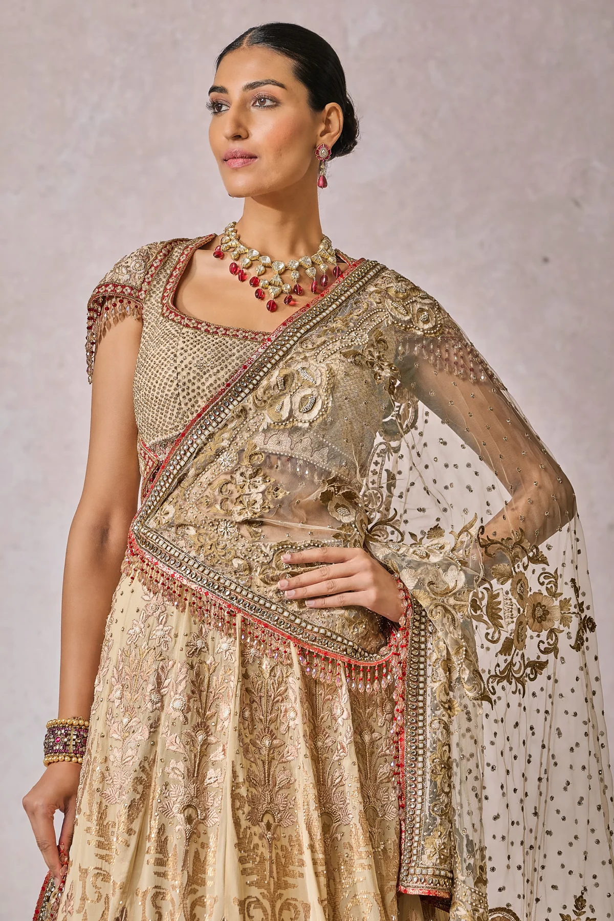 Blouse Lehenga Veil Wings - Image 6