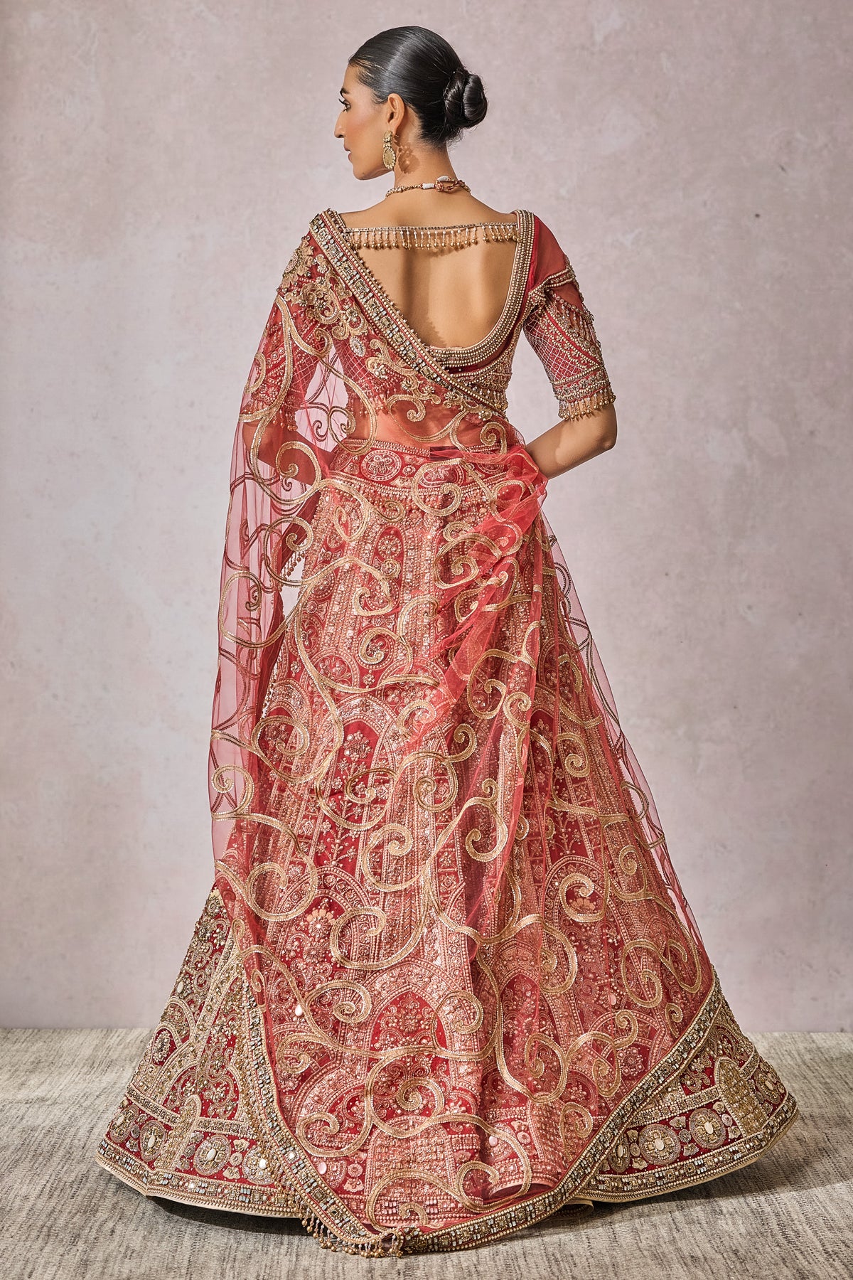 Blouse Lehenga Veil Wings - Image 2