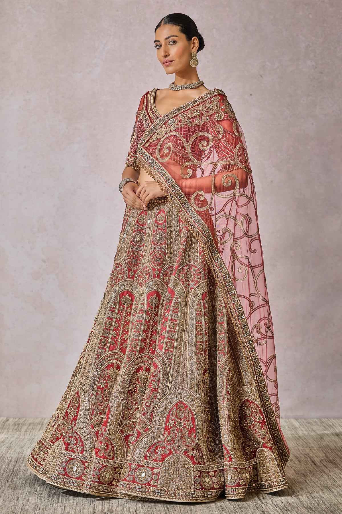 Blouse Lehenga Veil Wings - Image 3