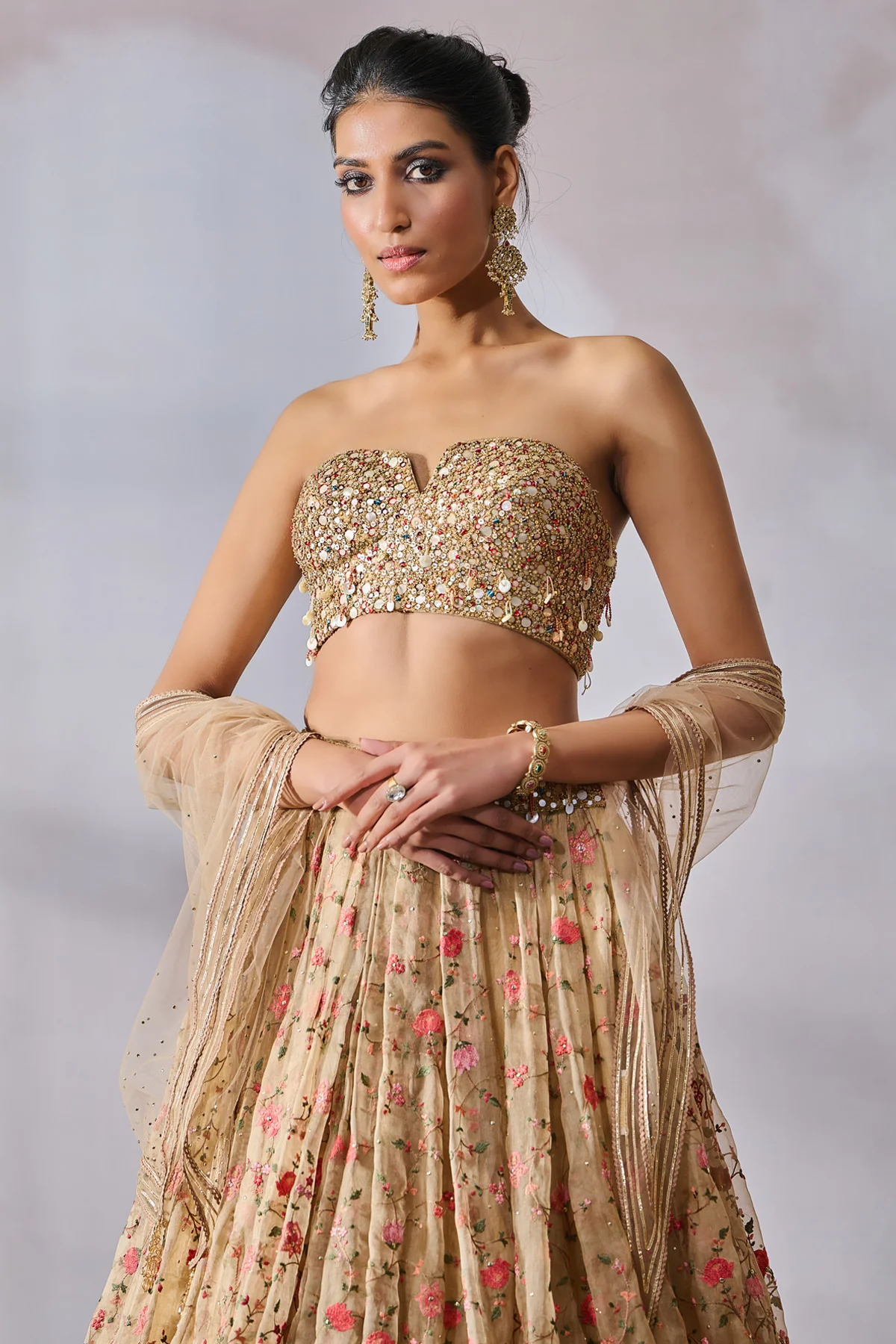 Blouse Scarf Lehenga - Image 3