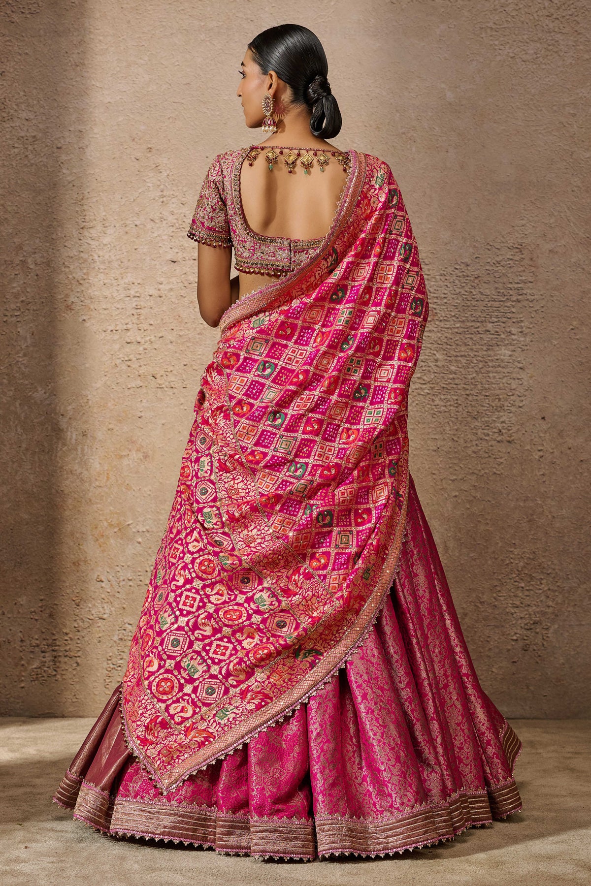 Brocade Embroidered Lehenga - Image 4