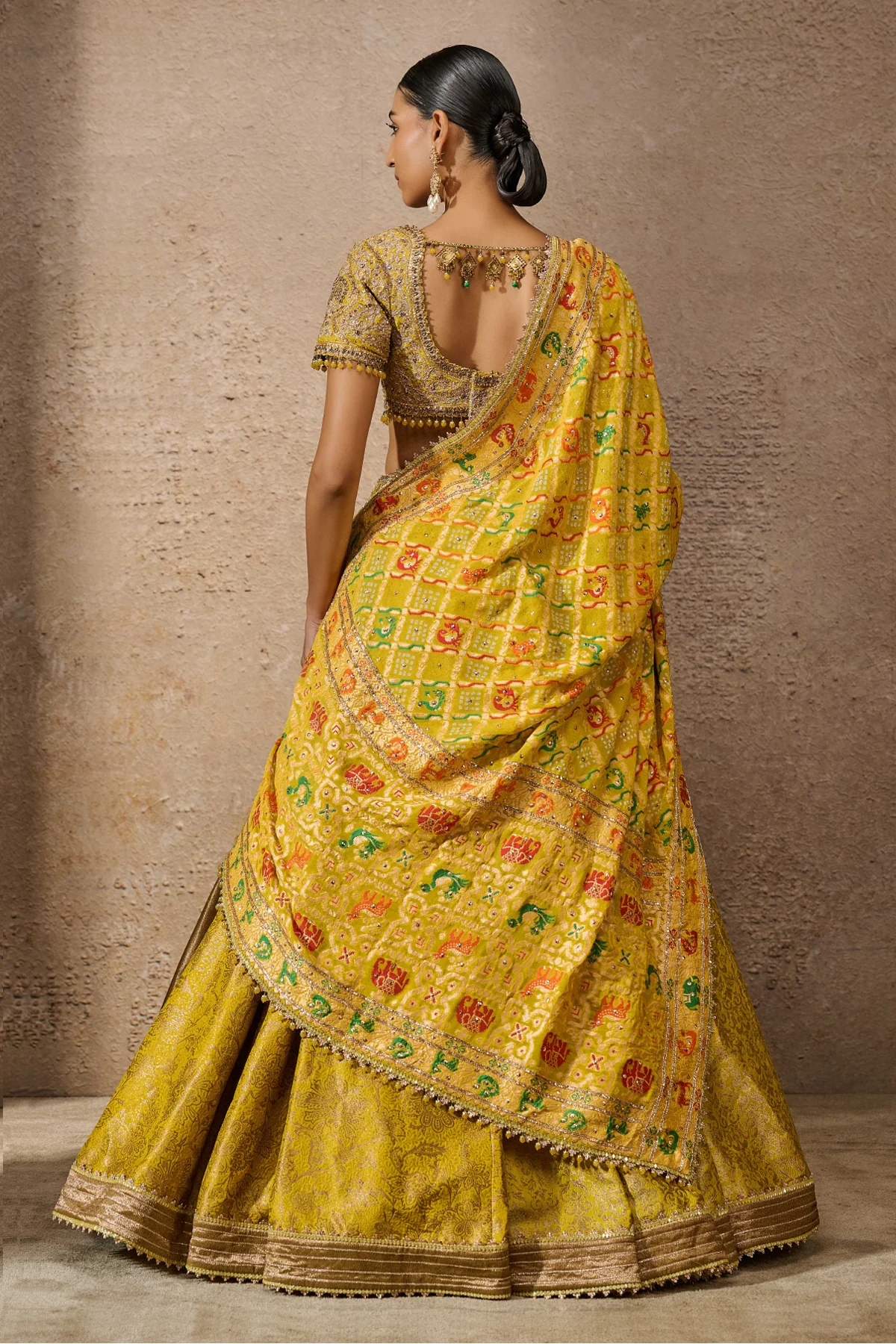 Brocade Embroidered Lehenga - Image 2