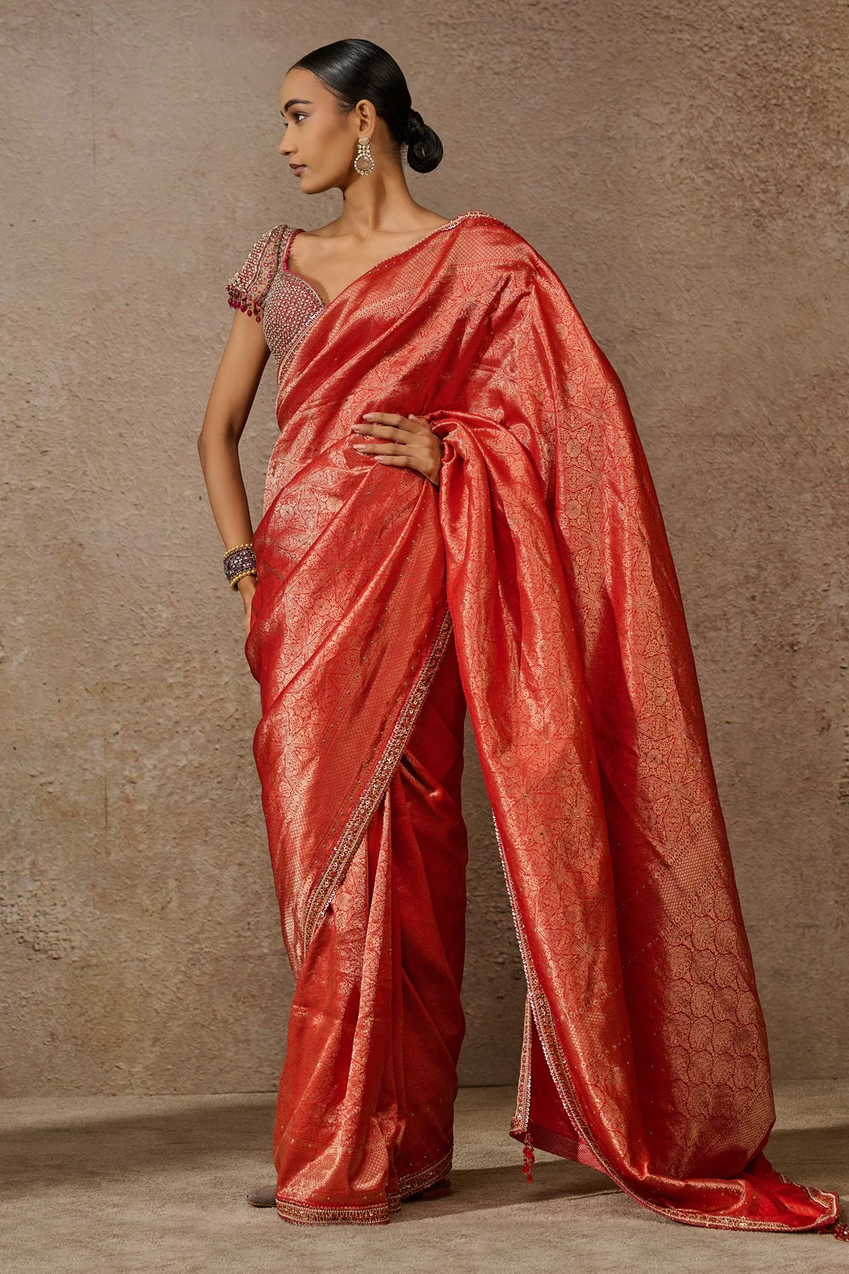 Brocade Saree Blouse Fabric - Image 2