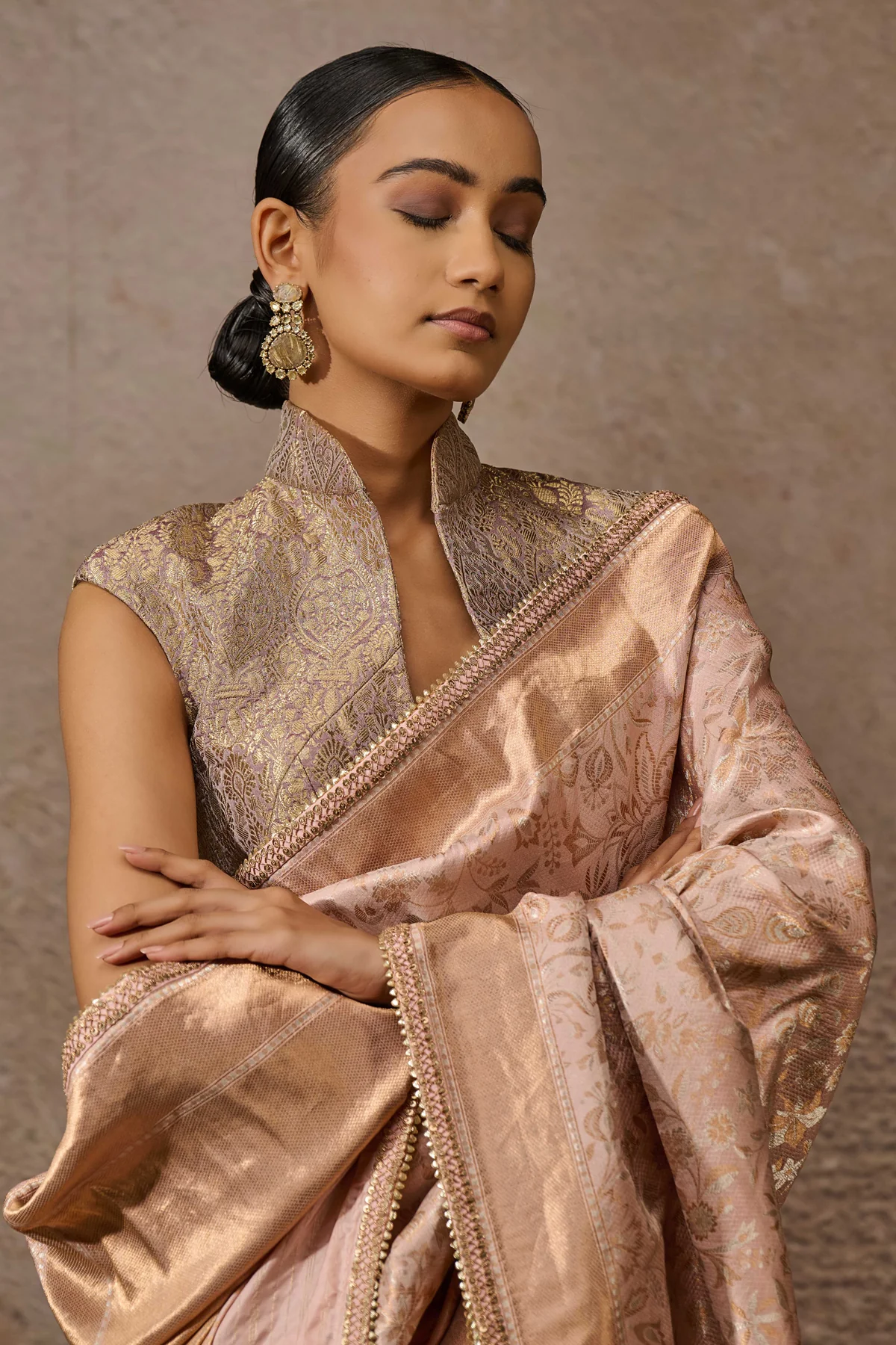 Brocade Saree Blouse Fabric - Image 3