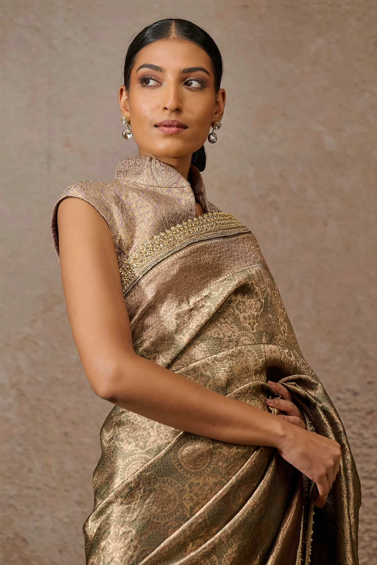 Brocade Saree Blouse Fabric - Image 3