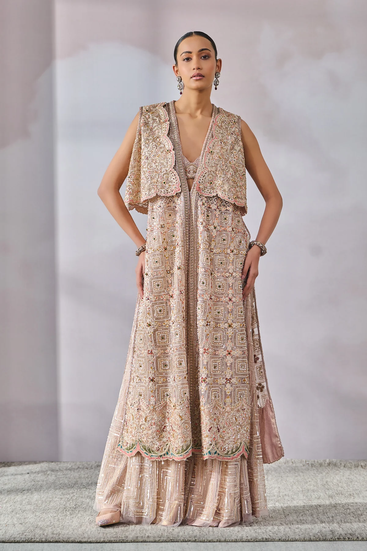 Bustier Jacket Sharara - Image 2
