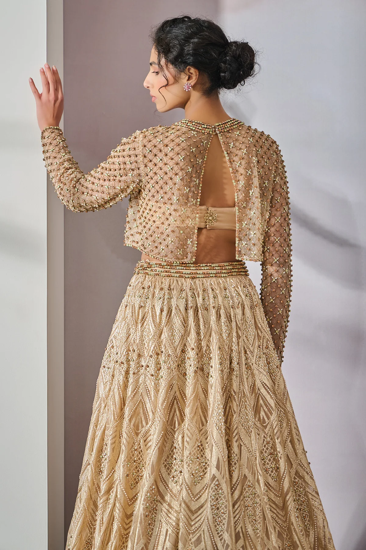 Bustier Top Lehenga - Image 4