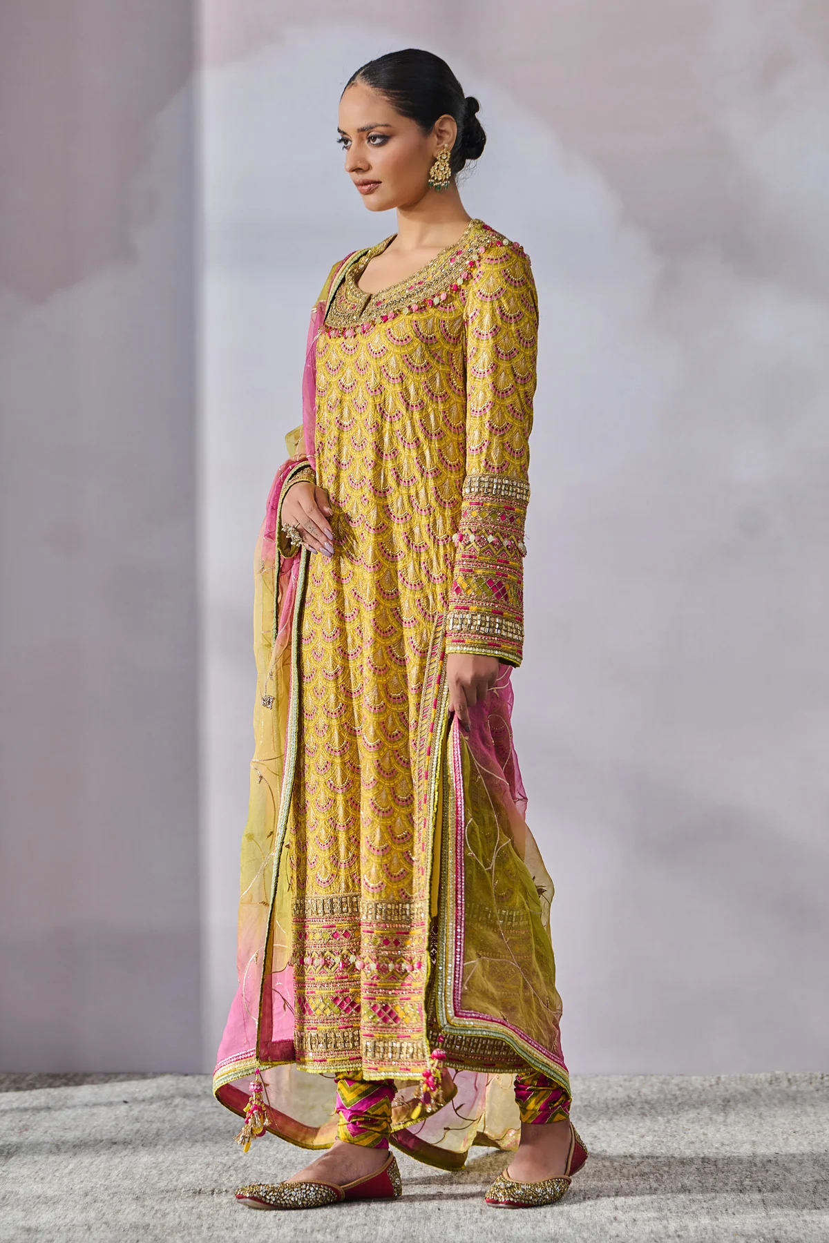 Churidar Dupatta Kurta - Image 2