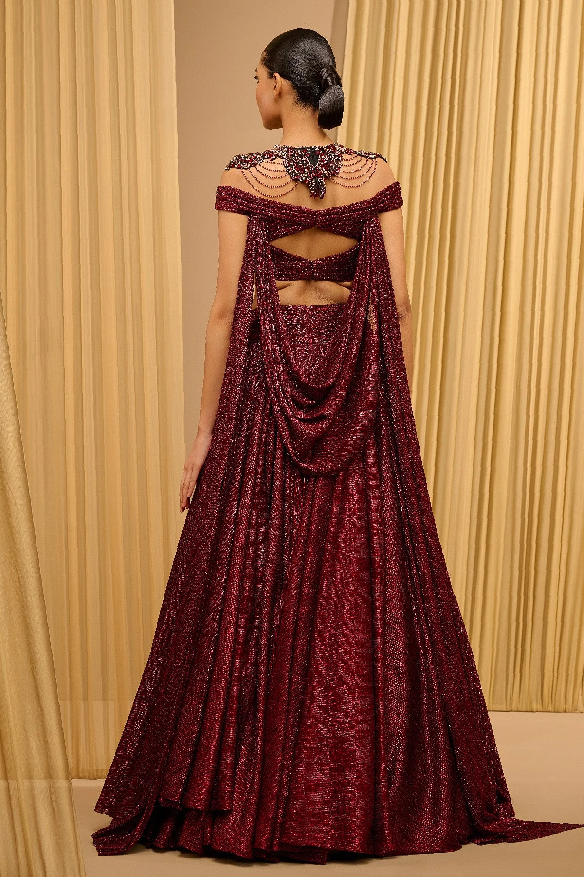 Classic Crinkle Lehenga - Image 7