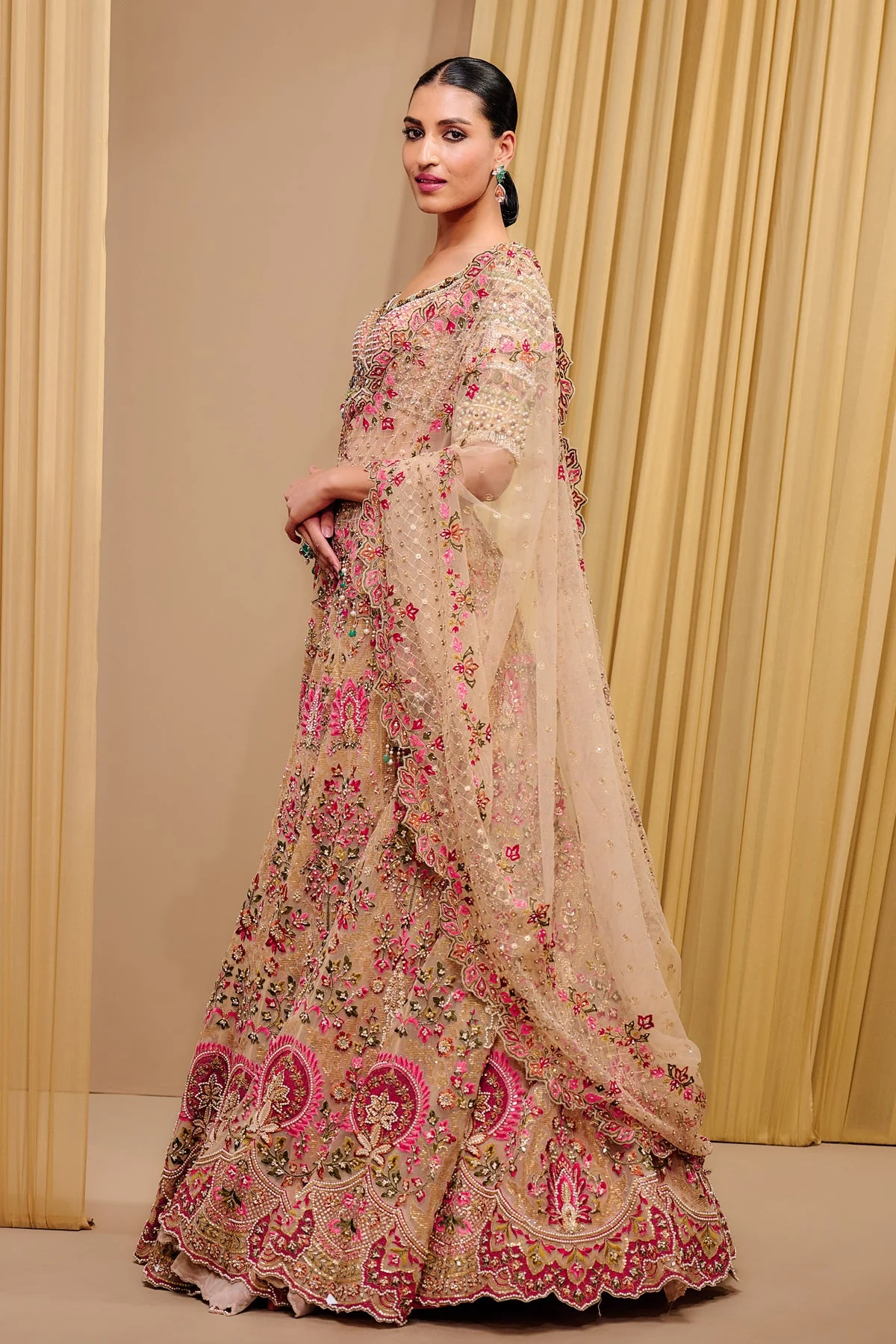 Classic Embroidered Lehenga - Image 2