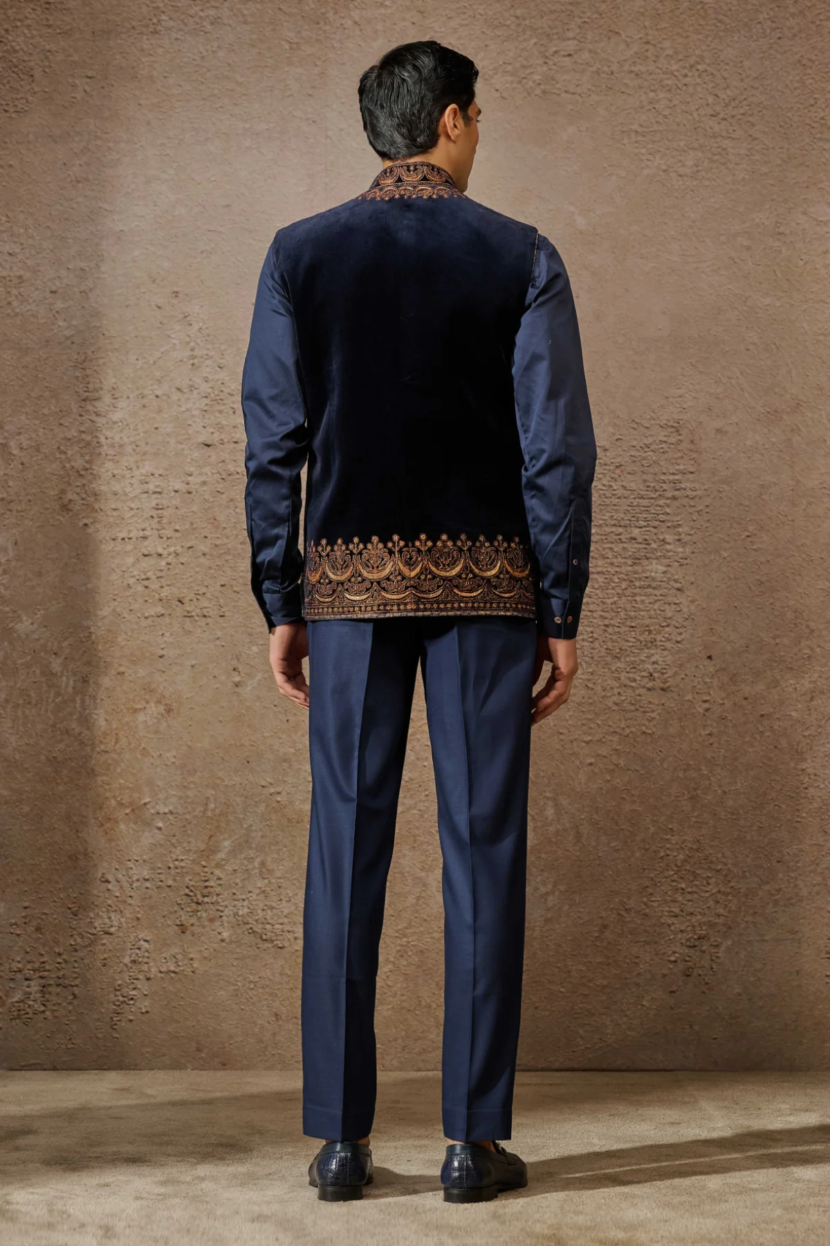 Classic Embroidered Waistcoat - Image 3