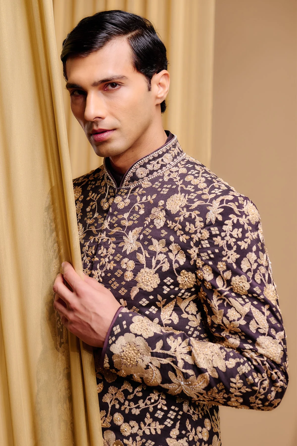 Classic Floral Bandgala Set - Image 3
