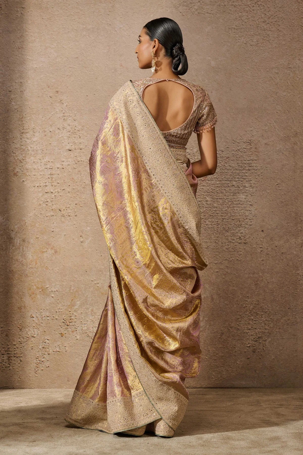 Classic Kanjeevaram Embellished Saree - Image 4