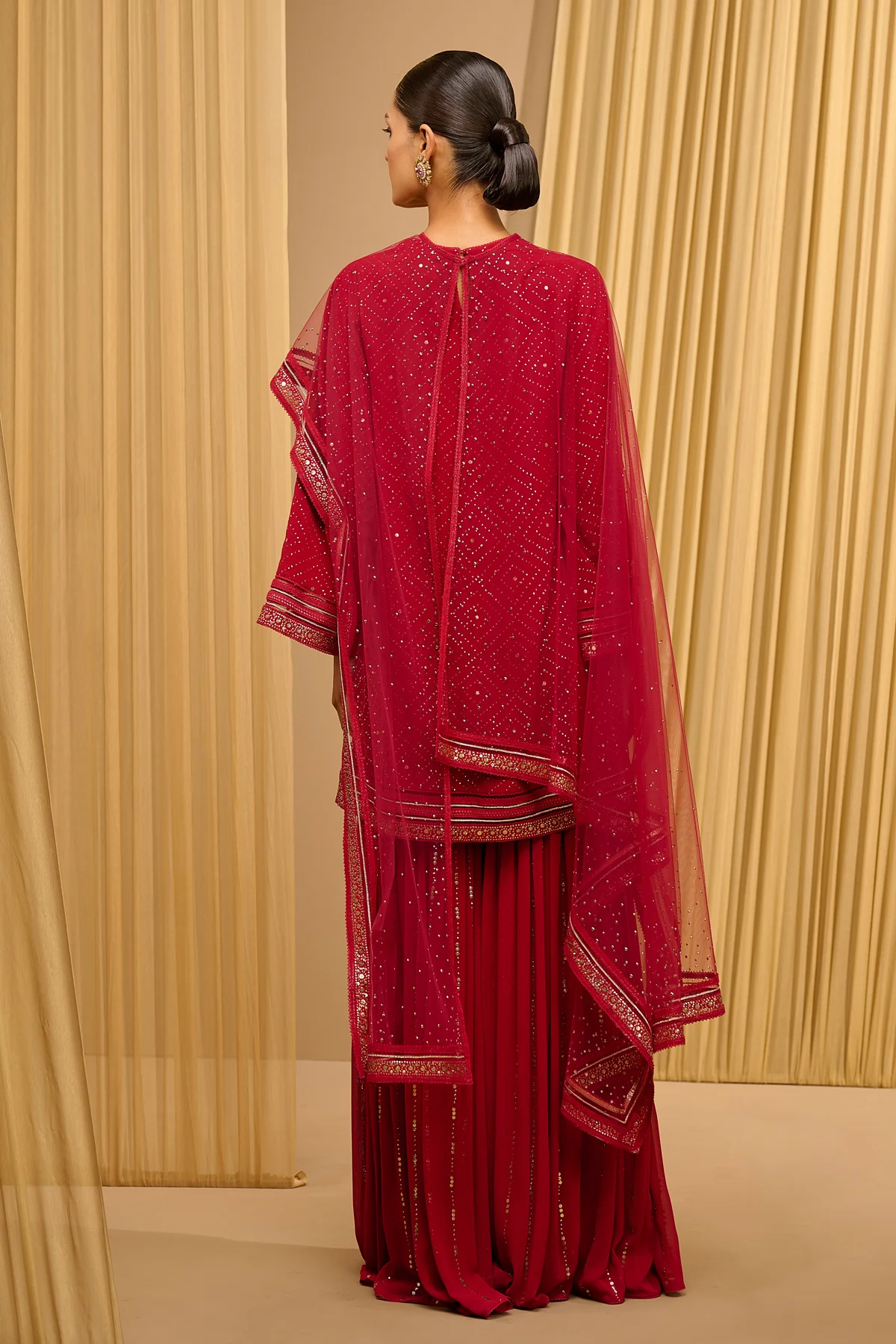 Classic Mukaish Sharara - Image 4