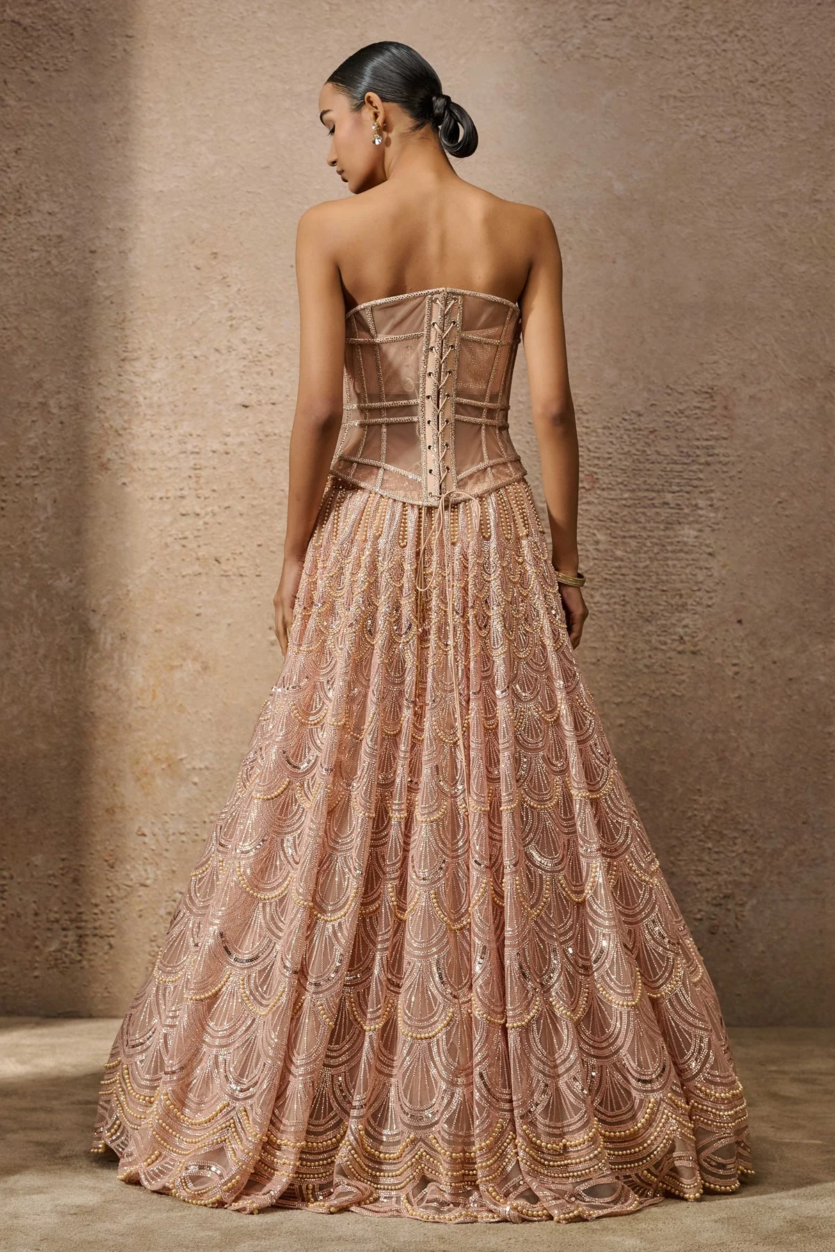 Classic Sequin Lehenga - Image 3