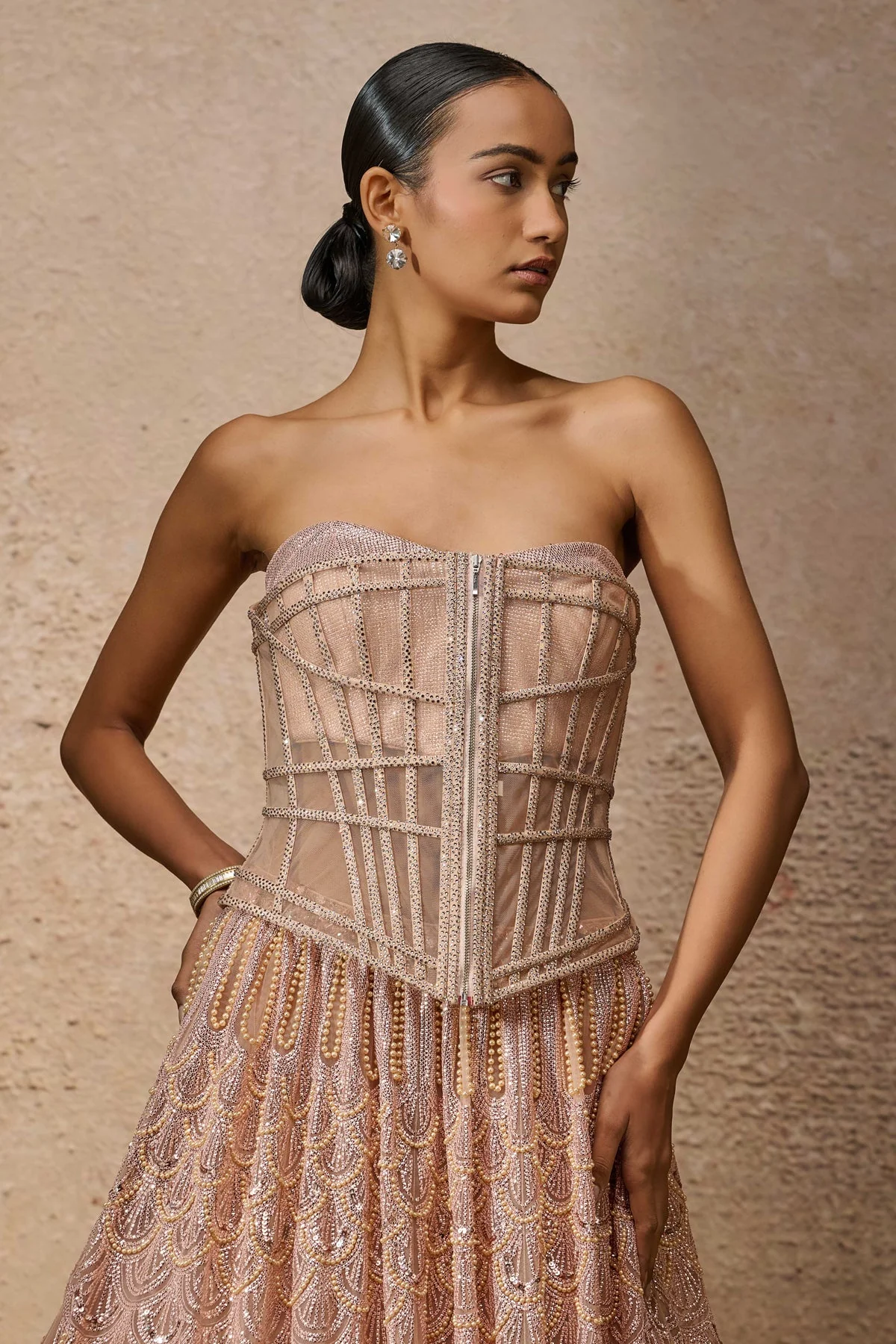 Classic Sequin Lehenga - Image 4
