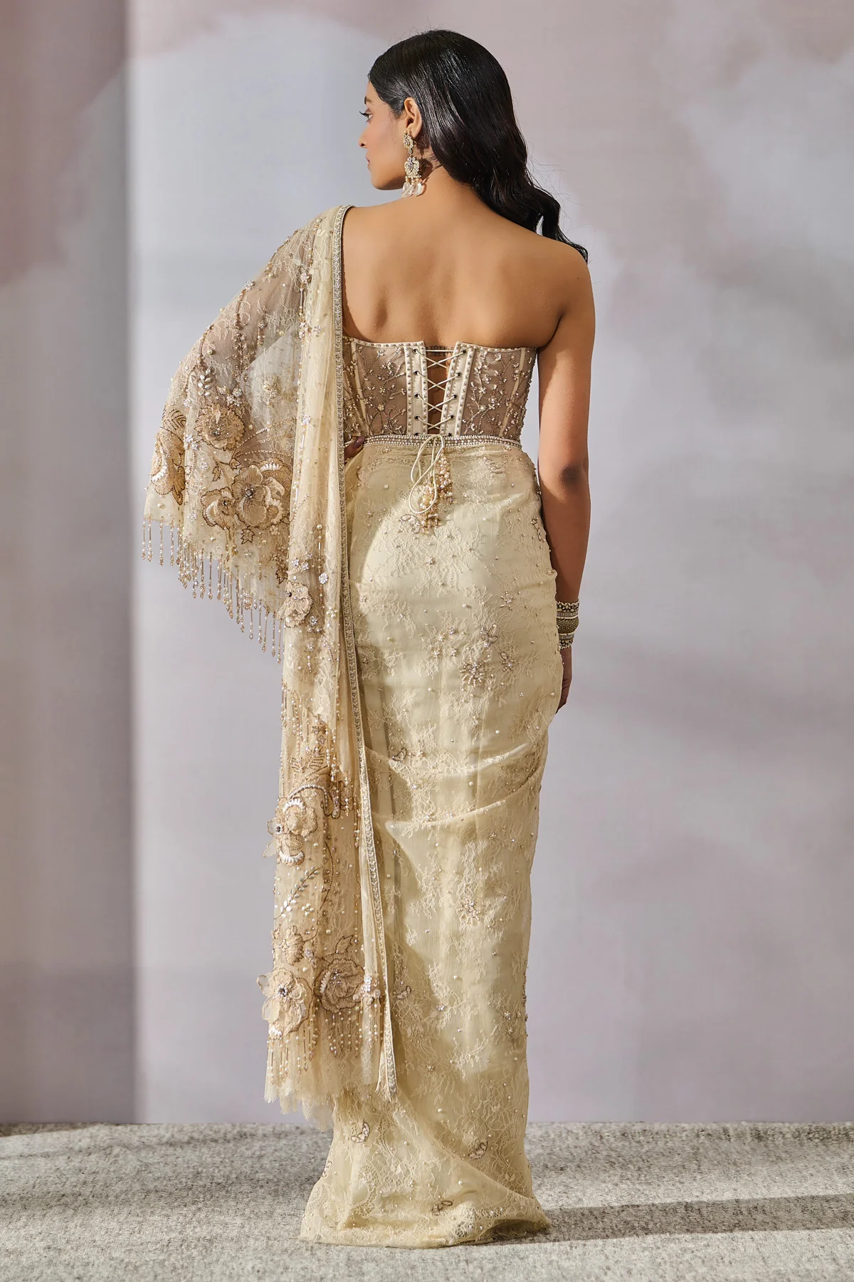 Corset Concept Saree - Image 2