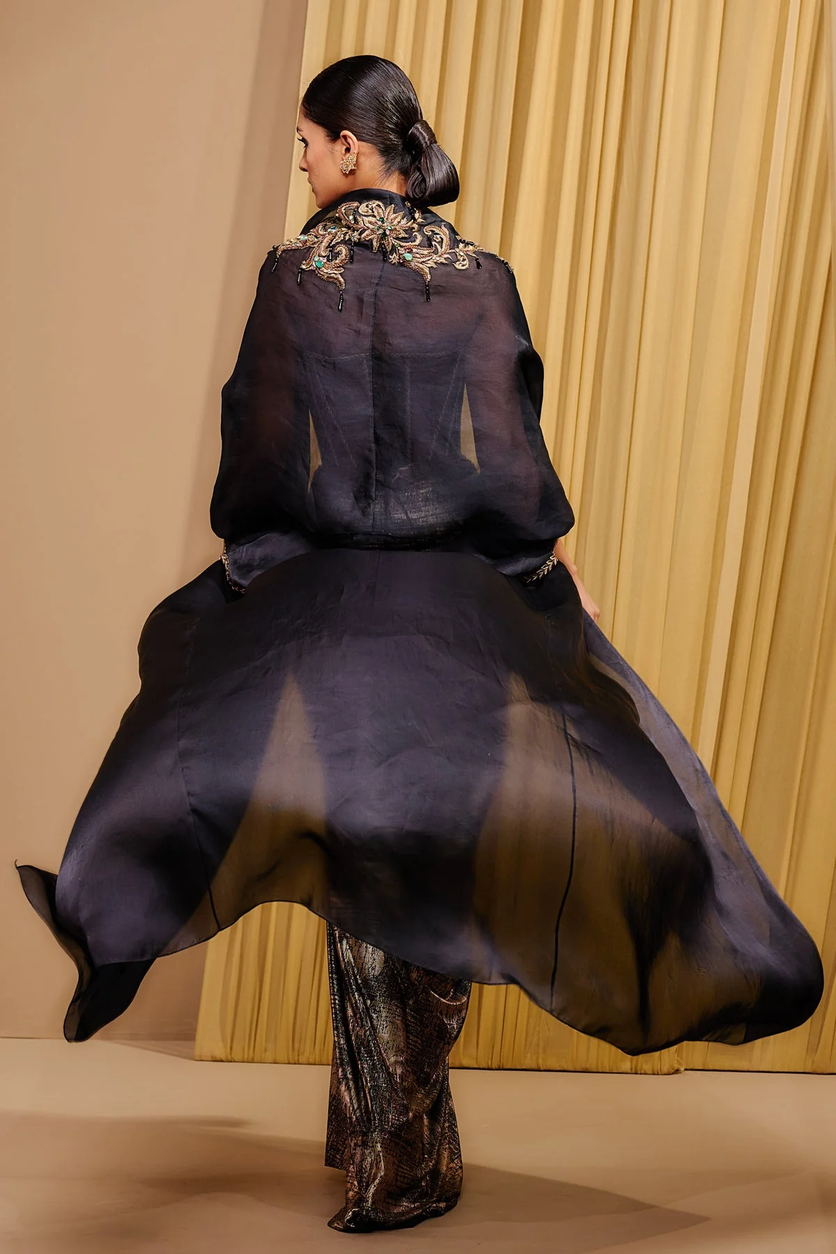 Corset, Drape And Cape Co Ord Set - Image 4