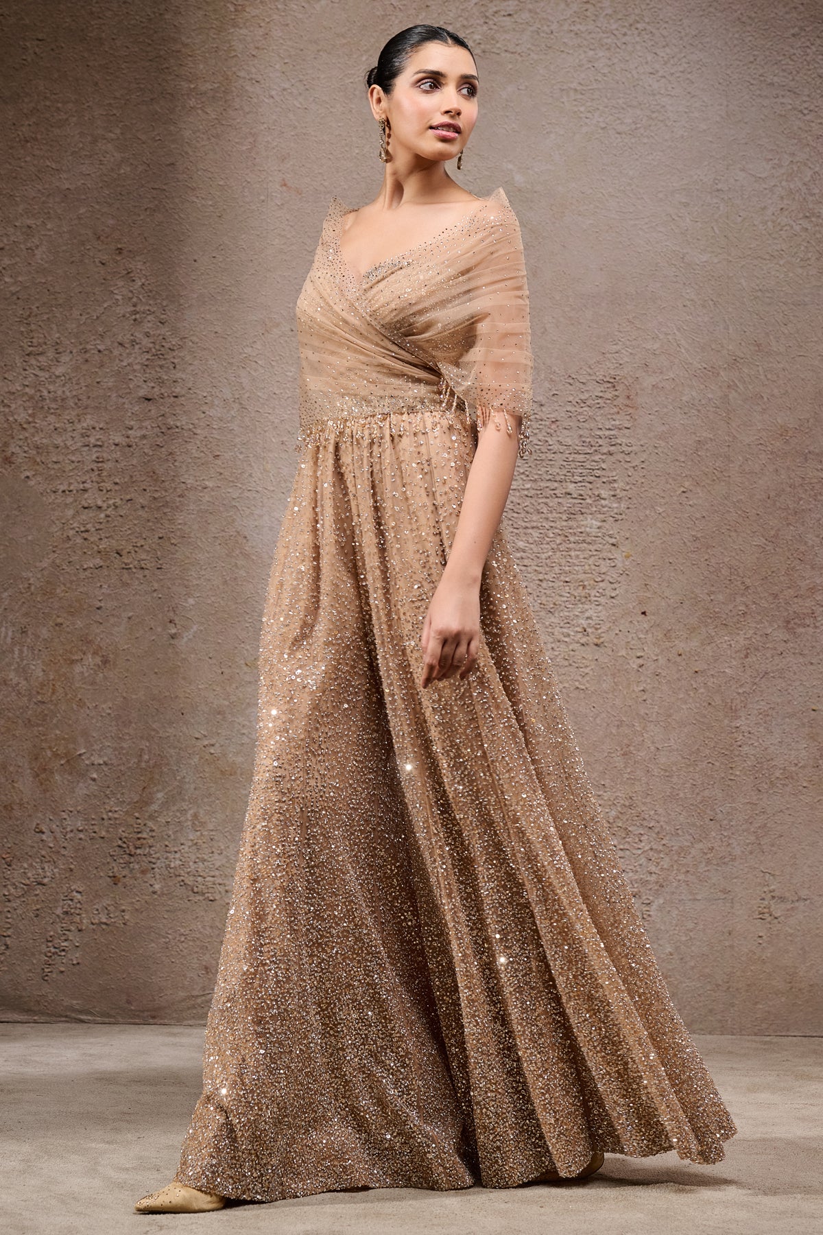 Crystal And Sequin-Embroidered Jumpsuit - Image 2