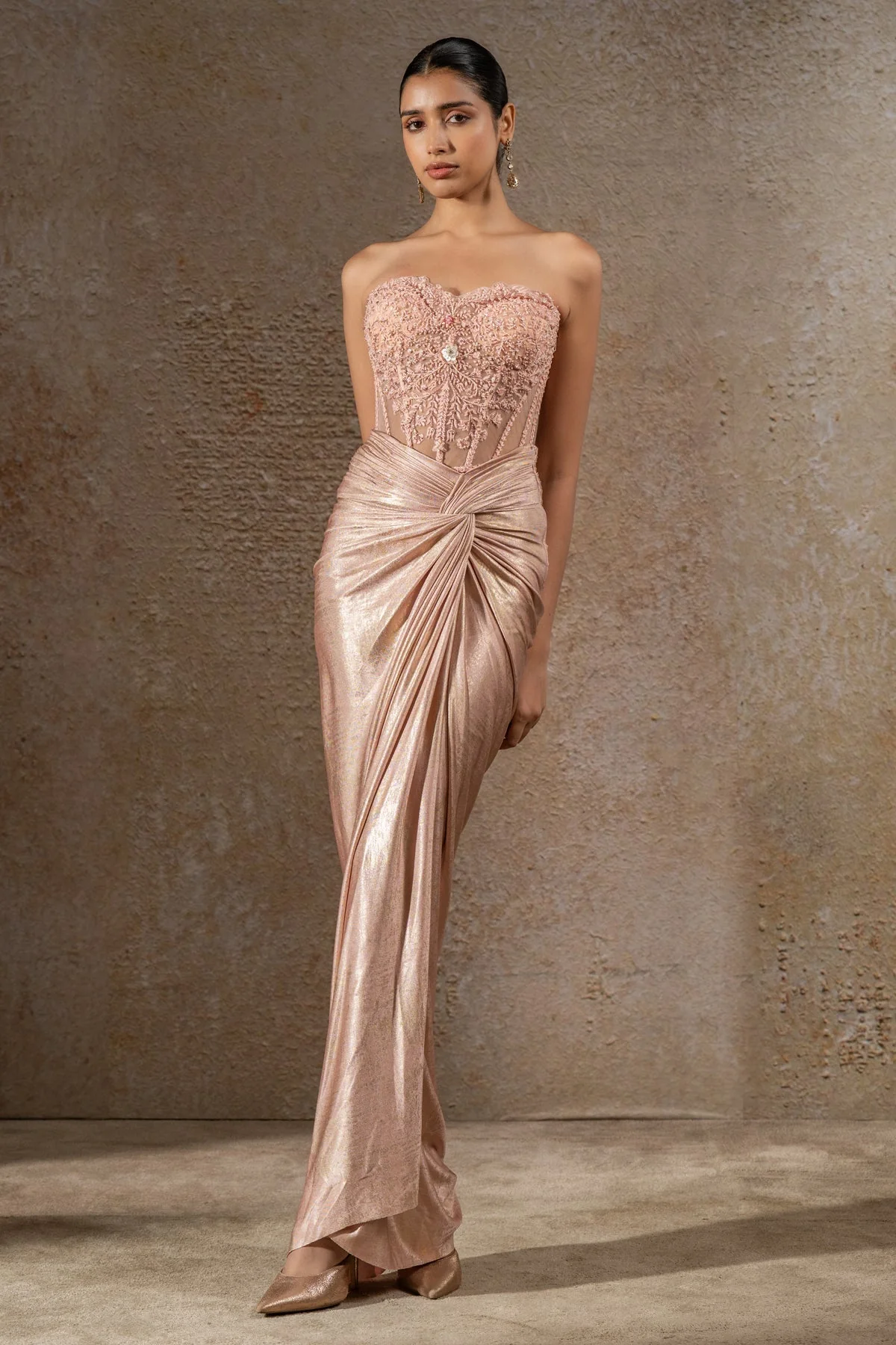 Draped Skirt & Corset Cape - Image 3