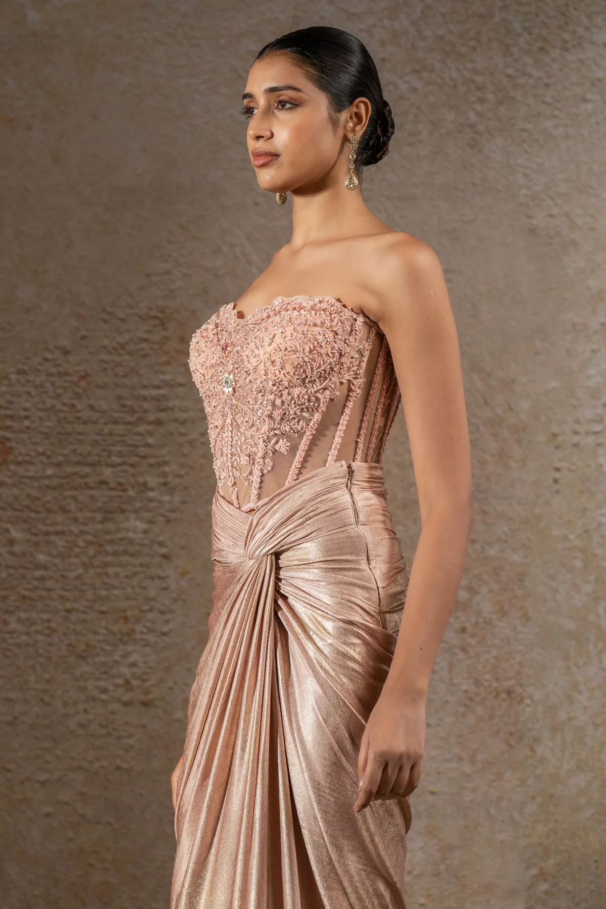 Draped Skirt & Corset Cape - Image 8