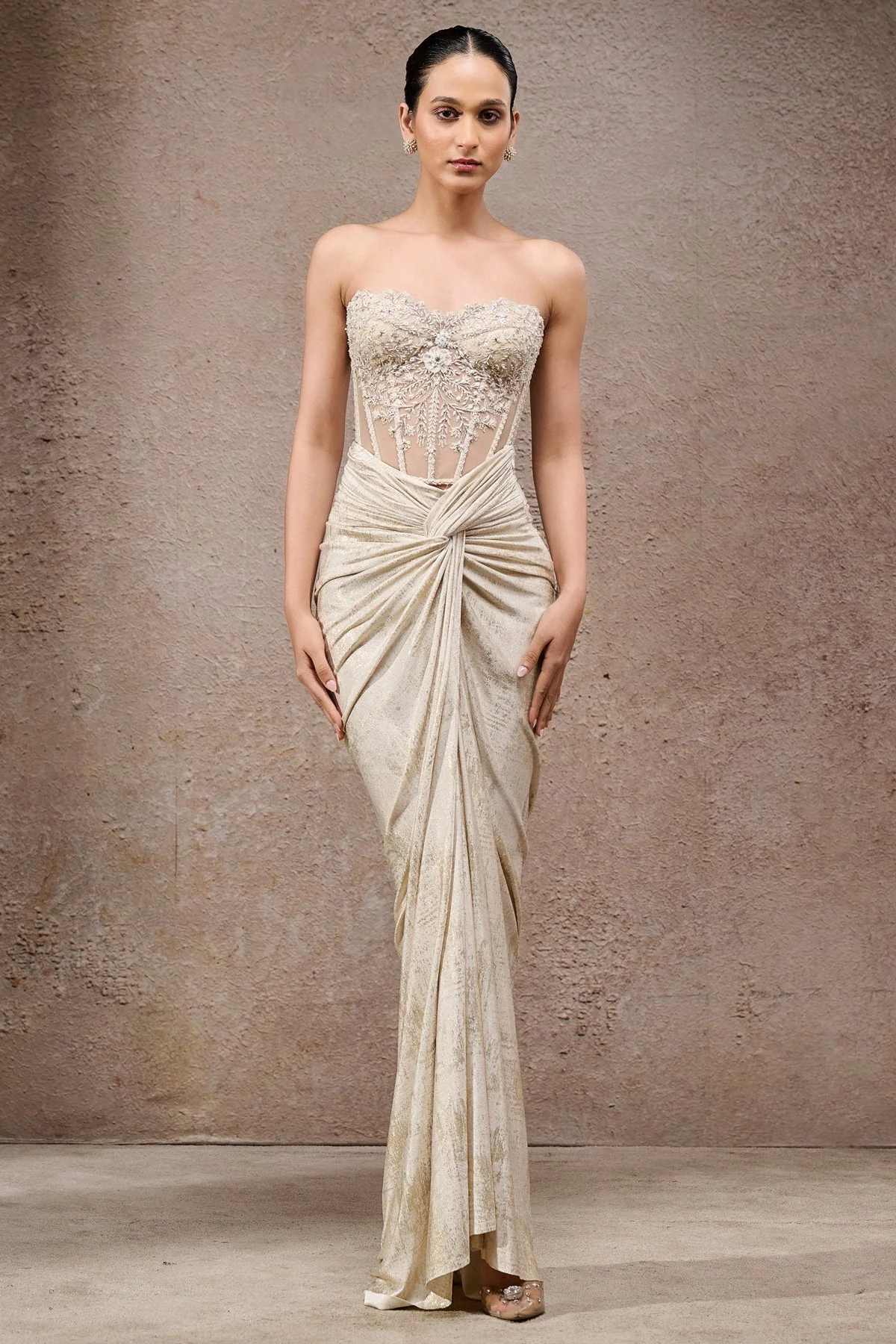 Draped Skirt & Corset