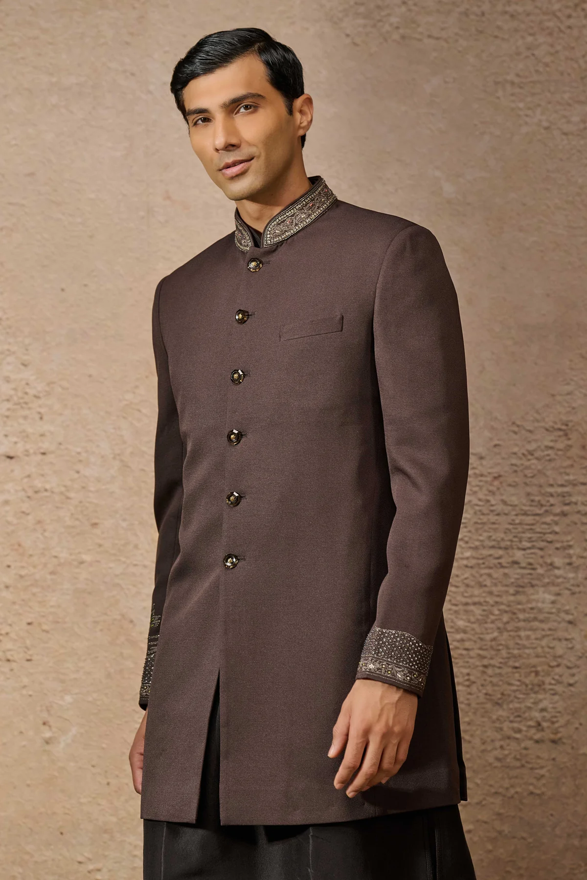 Embroidered Bandgala Set - Image 3