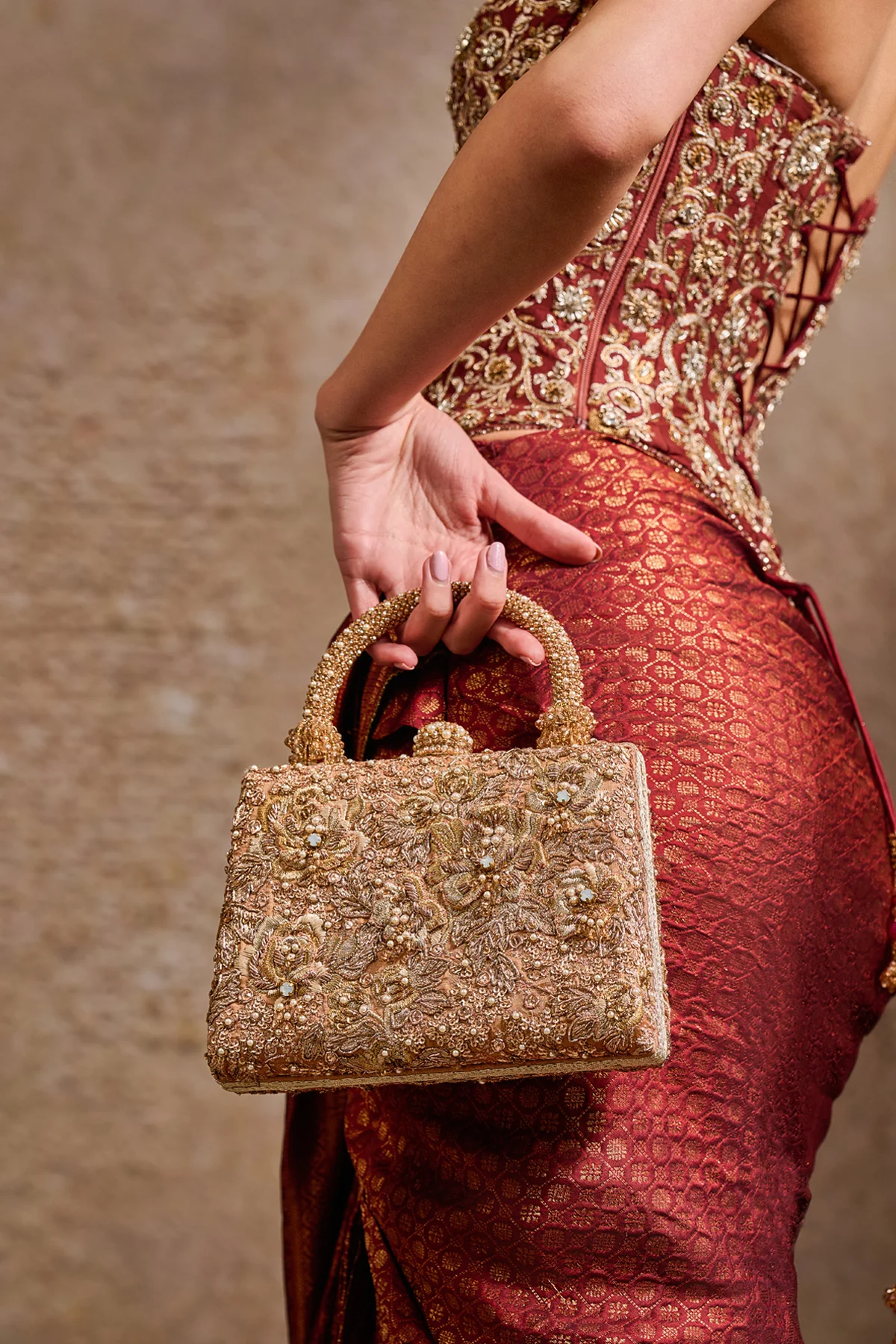 Embroidered Clutch - Image 4
