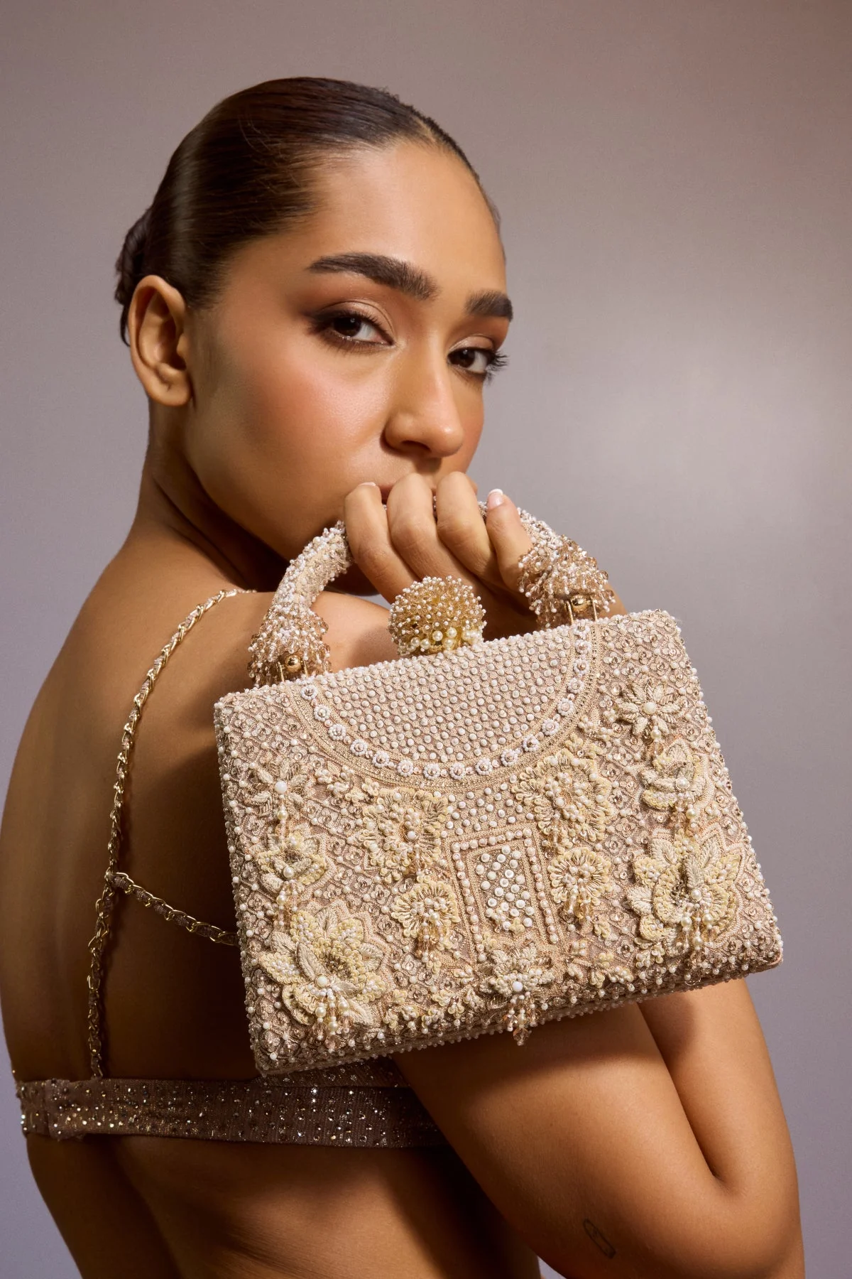 Embroidered Handbag - Image 3