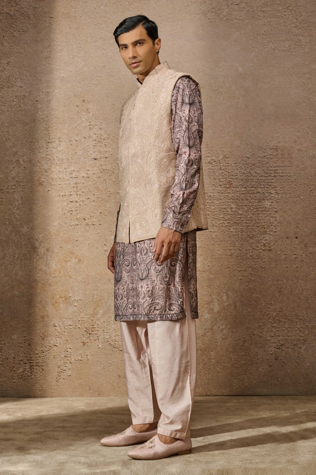 Embroidered Waistcoat Set - Image 2