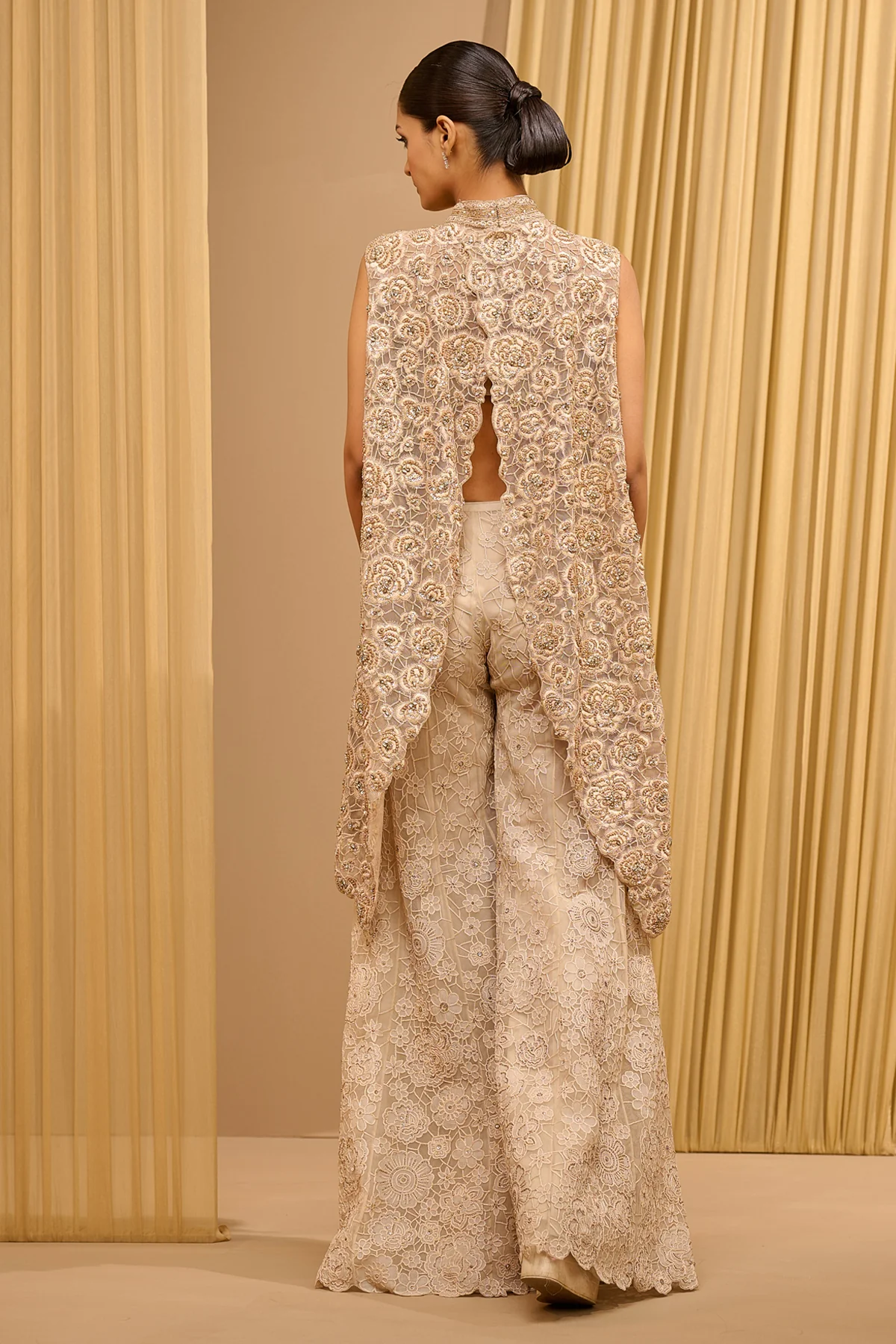 Floral⬠Embroidered⬠Sharara - Image 4