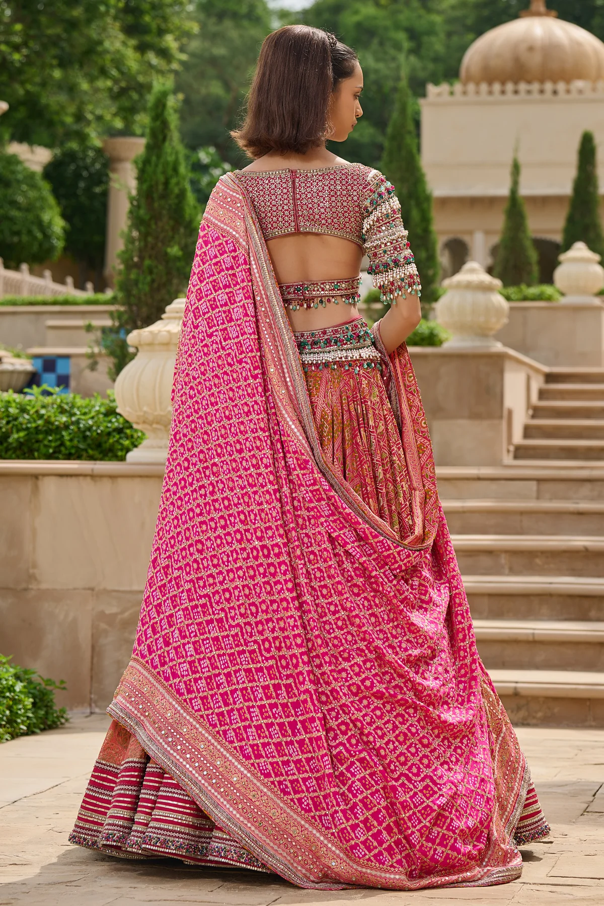 Gharchola & Brocade Lehenga - Image 5
