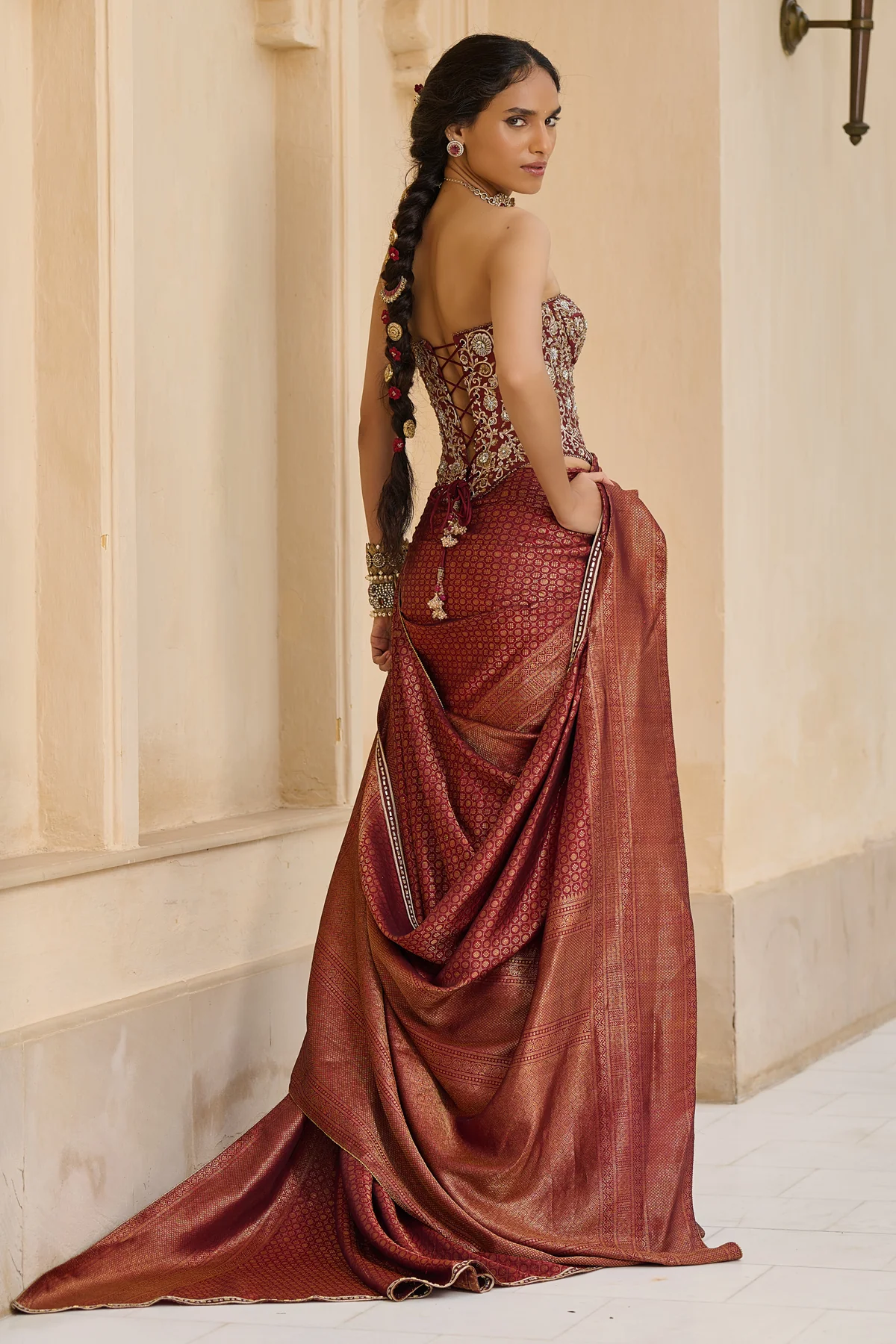 Kanjivaram Concept Saree - Image 4