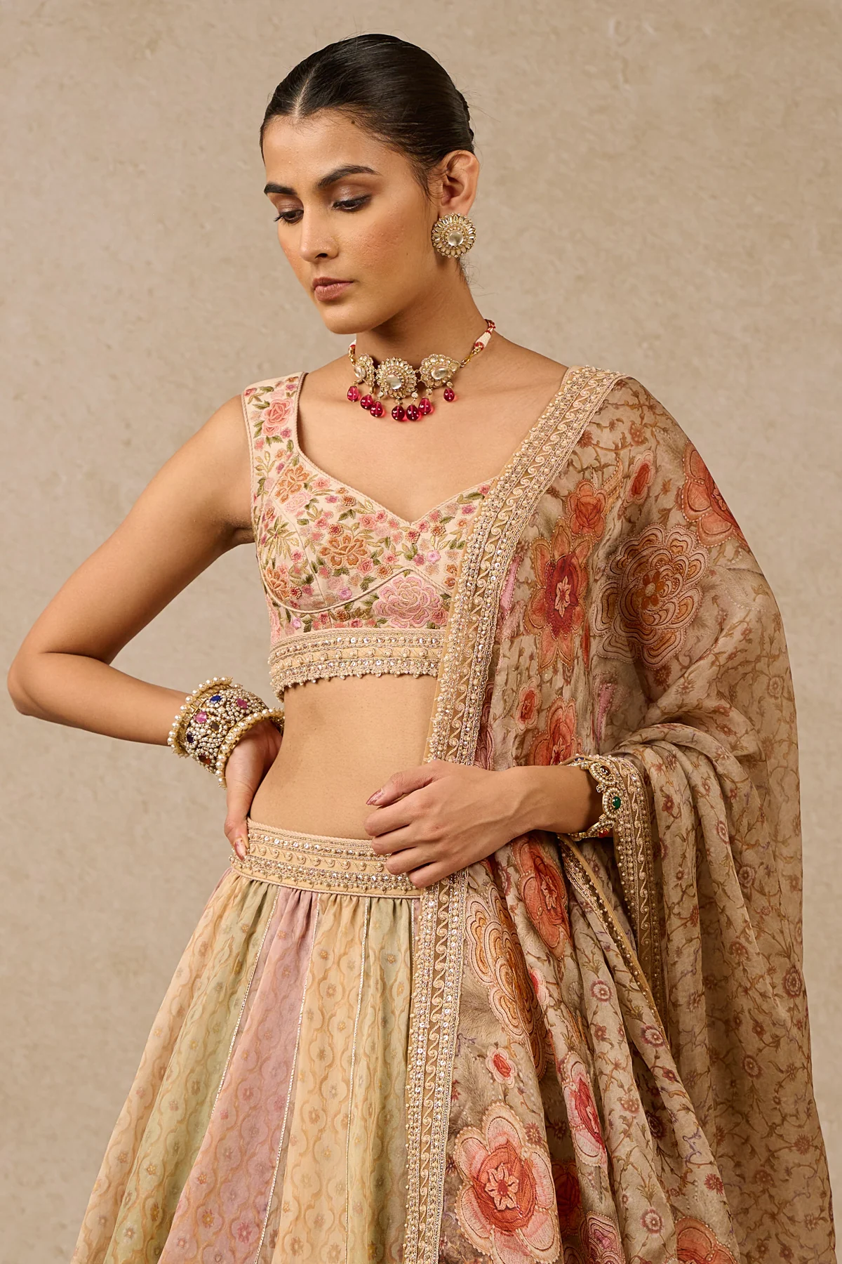 Lehenga-Blouse-Dupatta - Image 2